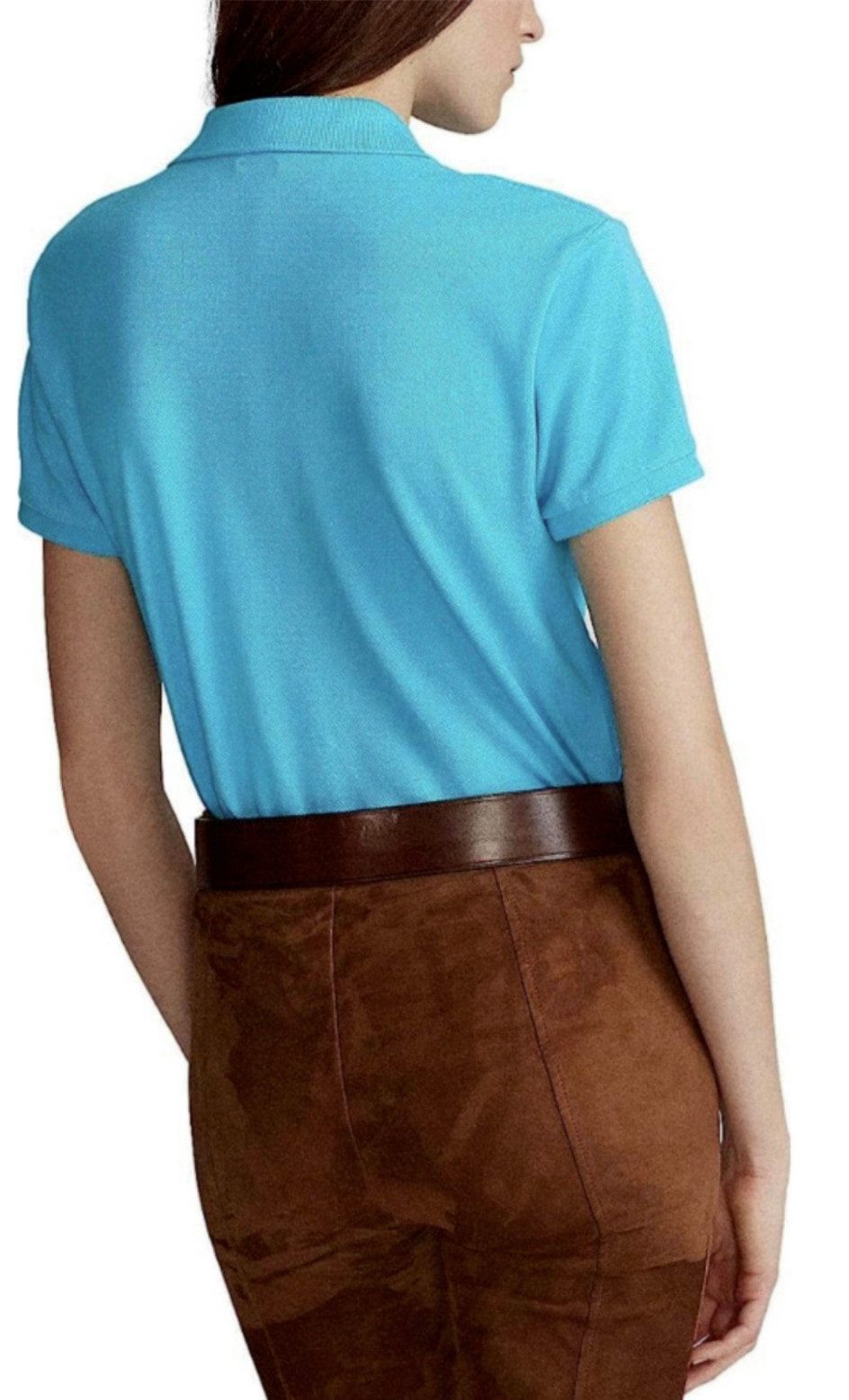 Polo Ralph Lauren Women's Polo Shirt Pony Blouse Classic Fit Instant authentication via a QR code