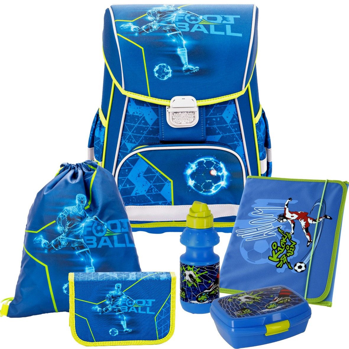 OXYBAG Schulranzen 1.Klasse Jungen in unterschiedlichen Sets (6-tlg)