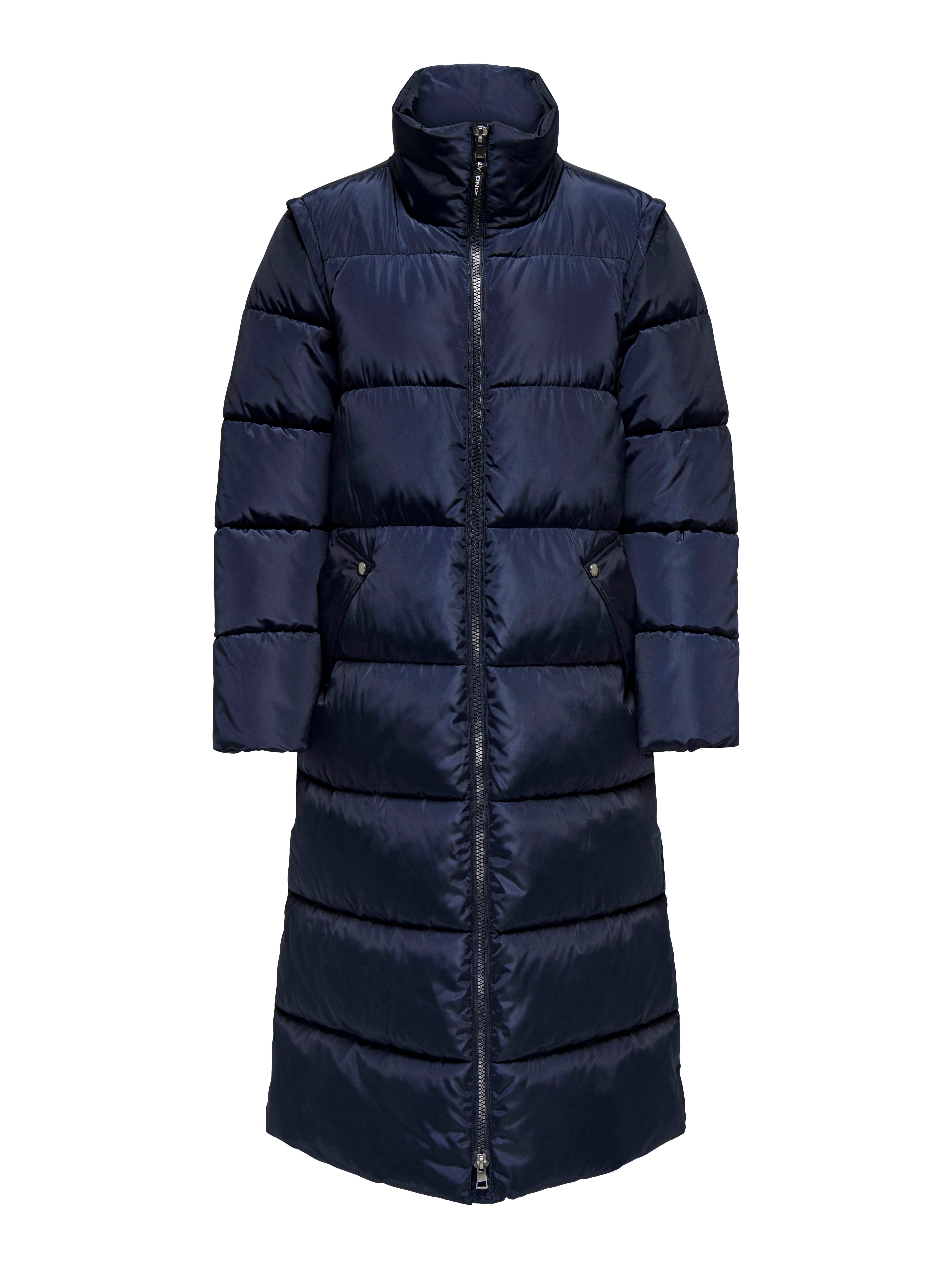 ONLY Steppmantel ONLIRINA X-LONG 2IN1 PUFFER OTW auch als Weste tragbar