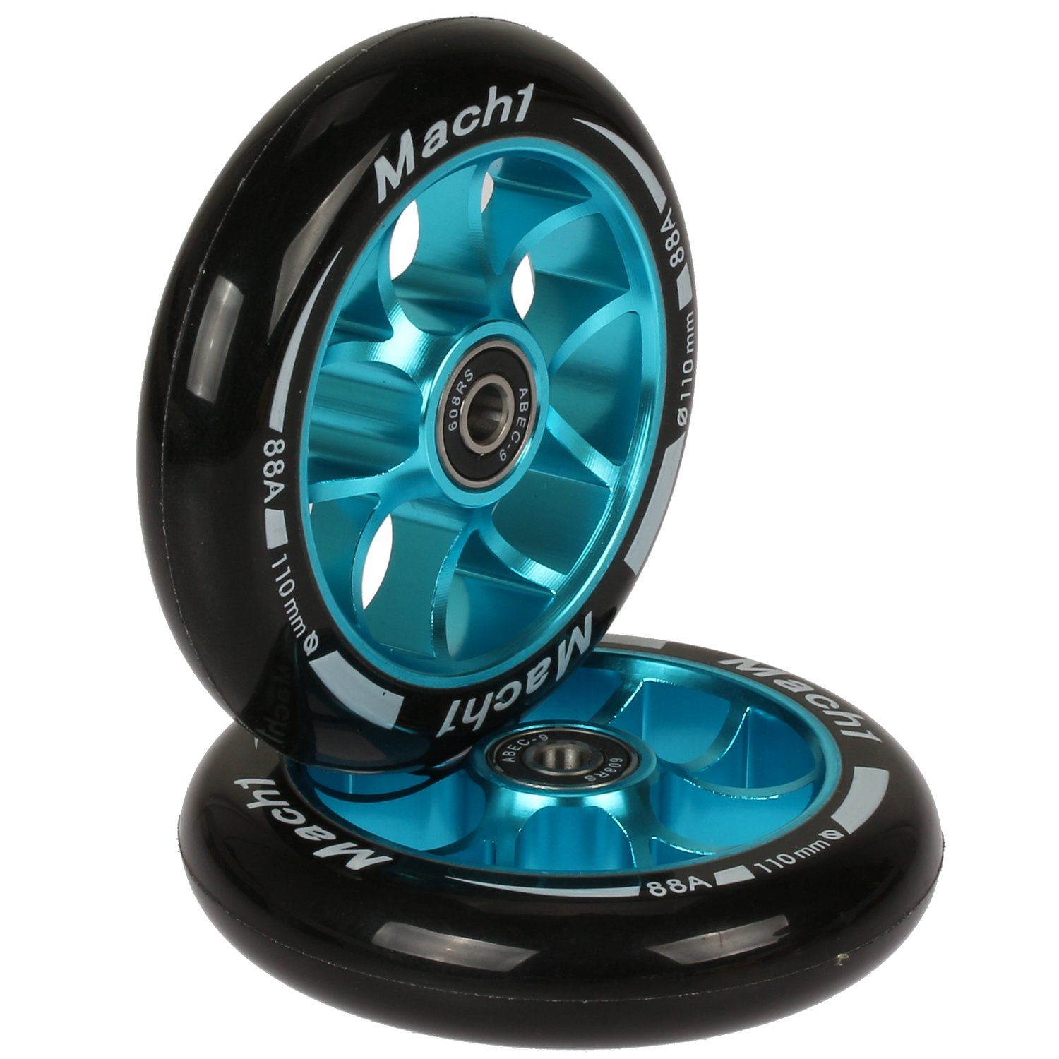 Mach1 Stuntscooter 2 Stück Mach1 Stuntscooter Alu aluminium Rollen-Set – Bild 3 von 5