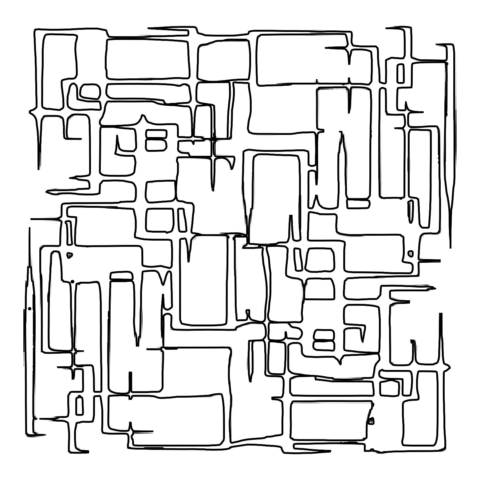 Wanddekoobjekt Abstrakte Kunst minimalistische Wohnzimmerdekoration Metall Wandbehang