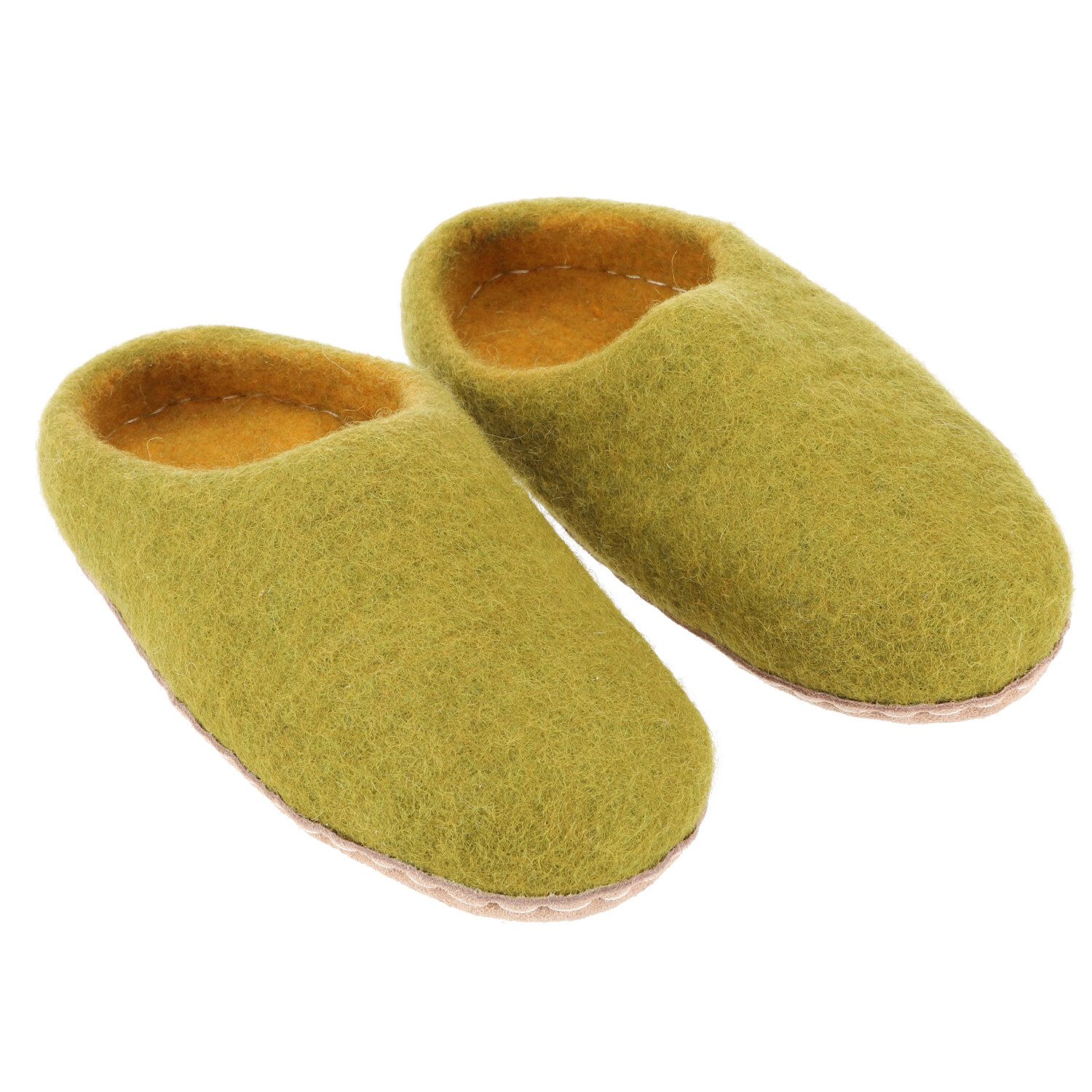 Guru-Shop Haussocken Filzpantoffeln, handgefertigte Filz Hausschuhe,..