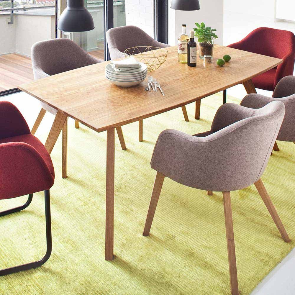 Pharao24 Tisch Henkul Aus Massivholz Mit Tischplatte In Bootsform Online Kaufen Otto