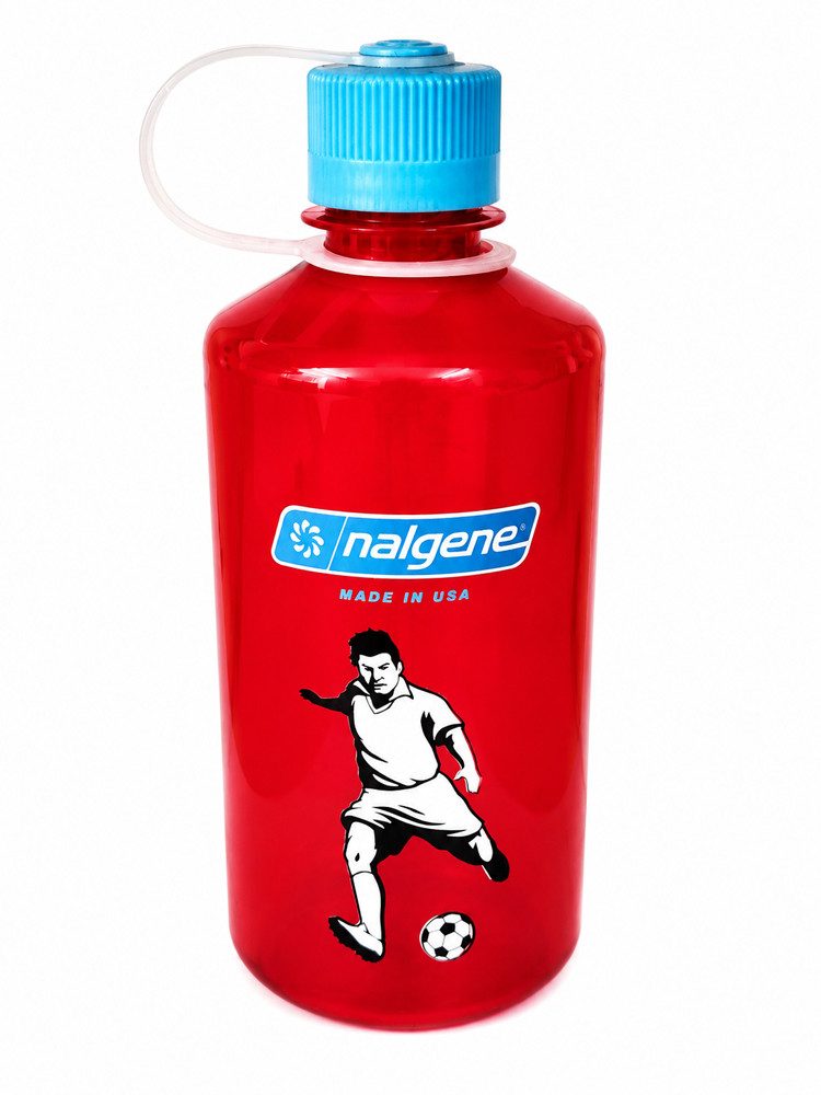 Nalgene Trinkflasche Trinkflasche 'EH' - "Fussball" 1 L, verschiedene Farben, Hochwertige Nalgene Trinkflasche aus BPA-freiem Material