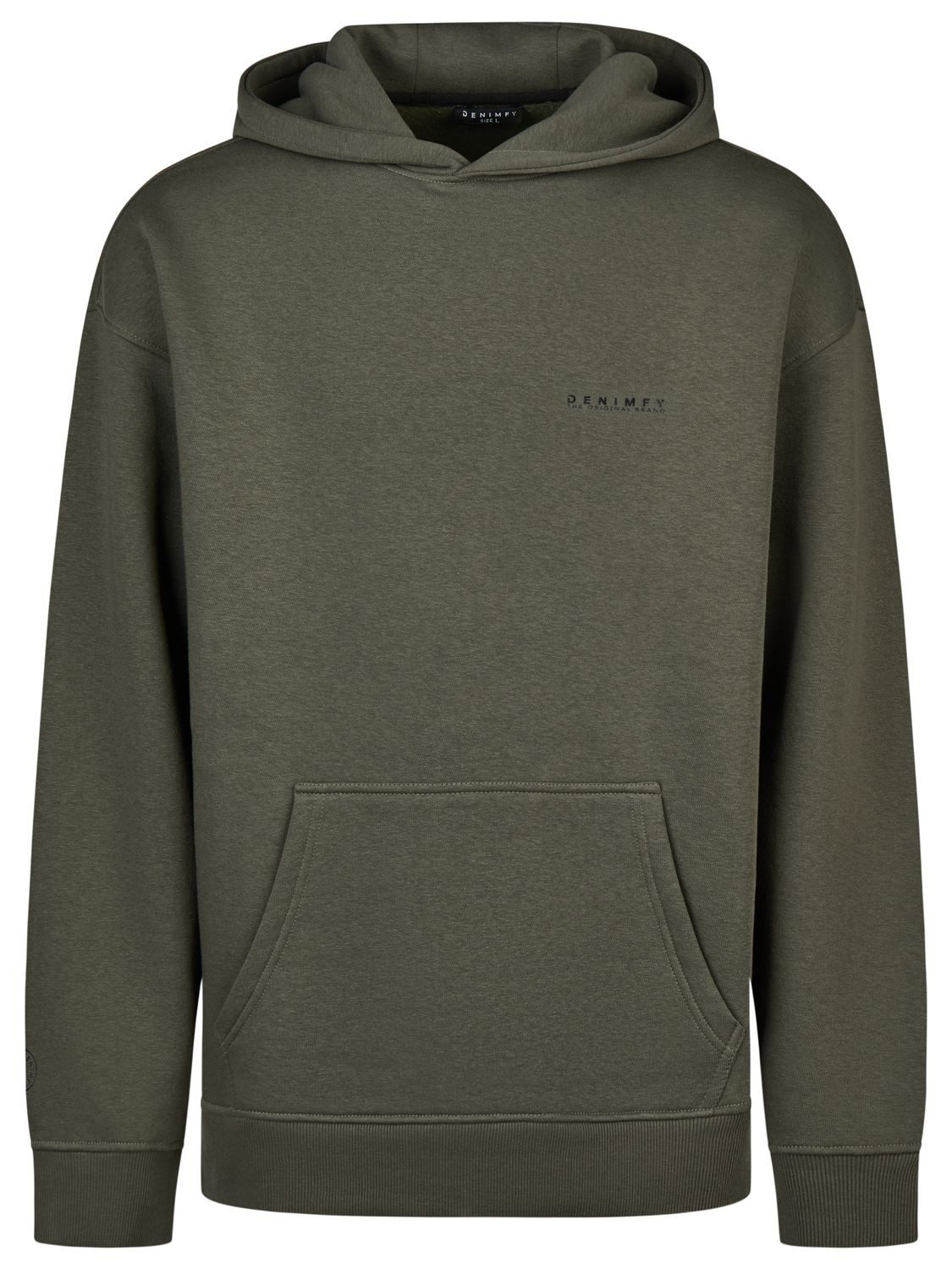 DENIMFY Kapuzenpullover Herren Hoodie DFMaxim Oversize Fit Sweatshirt mir Kängurutasche – Bild 3 von 4