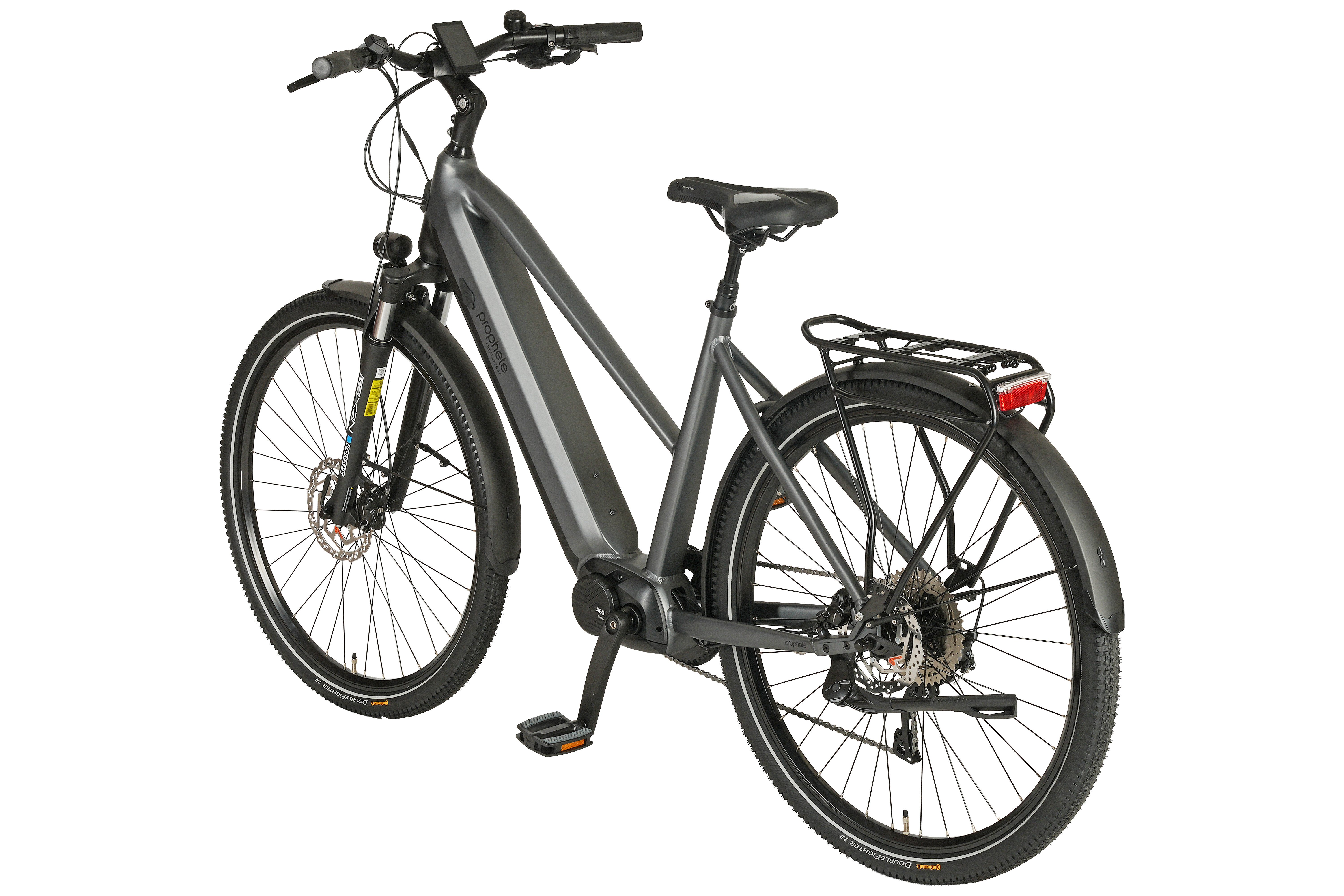 Prophete E-Bike Trekkingrad Entdecker 5.8, 10 Gang Shimano Deore Schaltwerk, Kettenschaltung, Mittelmotor, 720 Wh