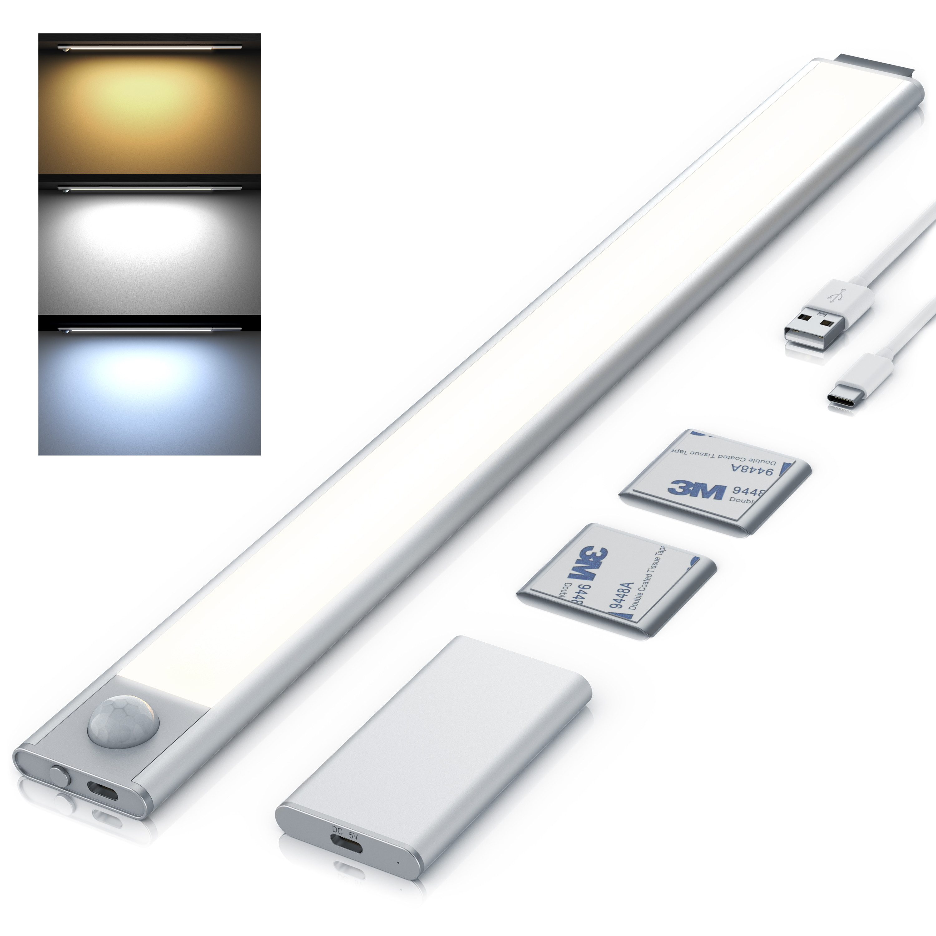 Brandson Unterschrankleuchte Nachtlicht mit Bewegungsmelder digital, Unterb günstig online kaufen