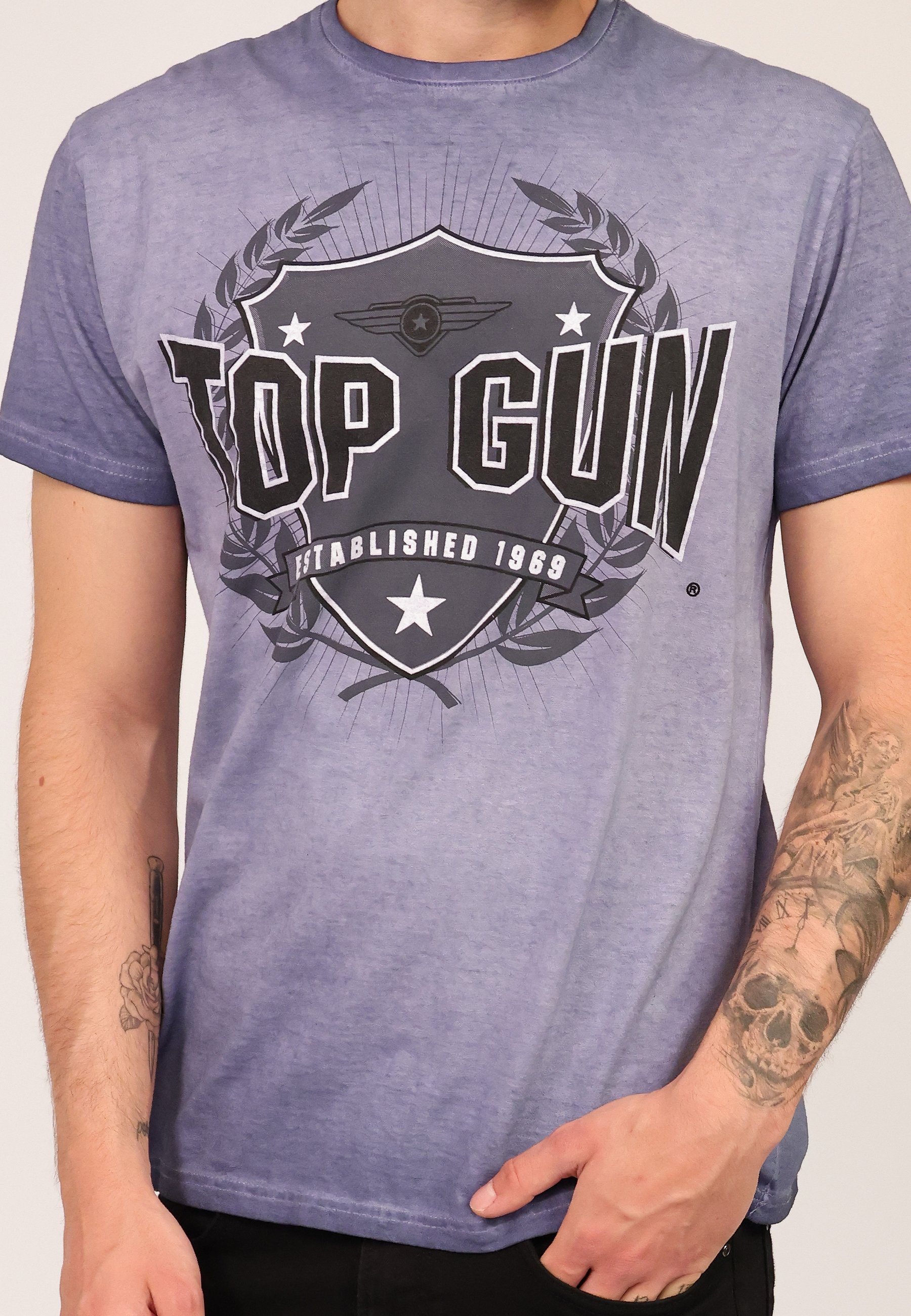 TOP navy GUN TG20212104 T-Shirt