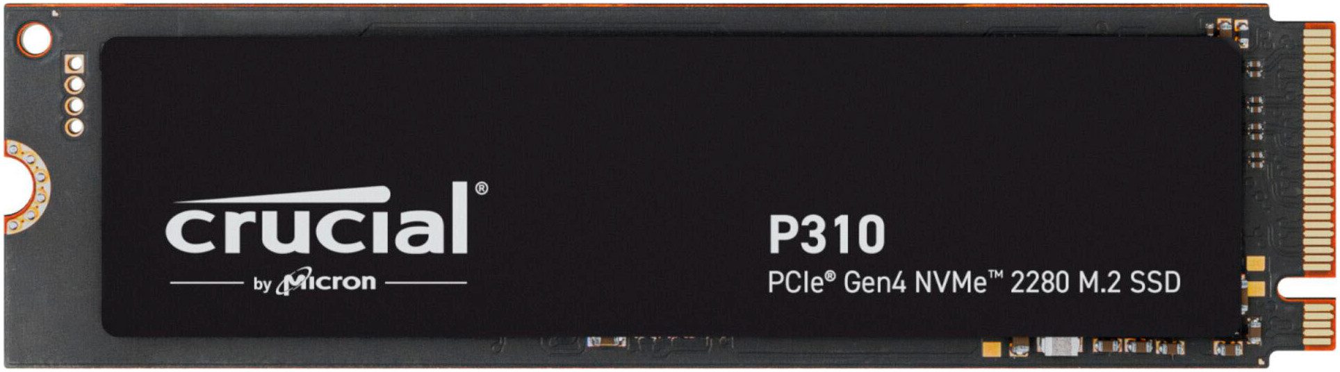 Crucial P310 Gen4 2280 2TB SSD-Festplatte (2000 GB) 7100 MB/S Lesegeschwindigkeit, 6000 MB/S Schreibgeschwindigkeit