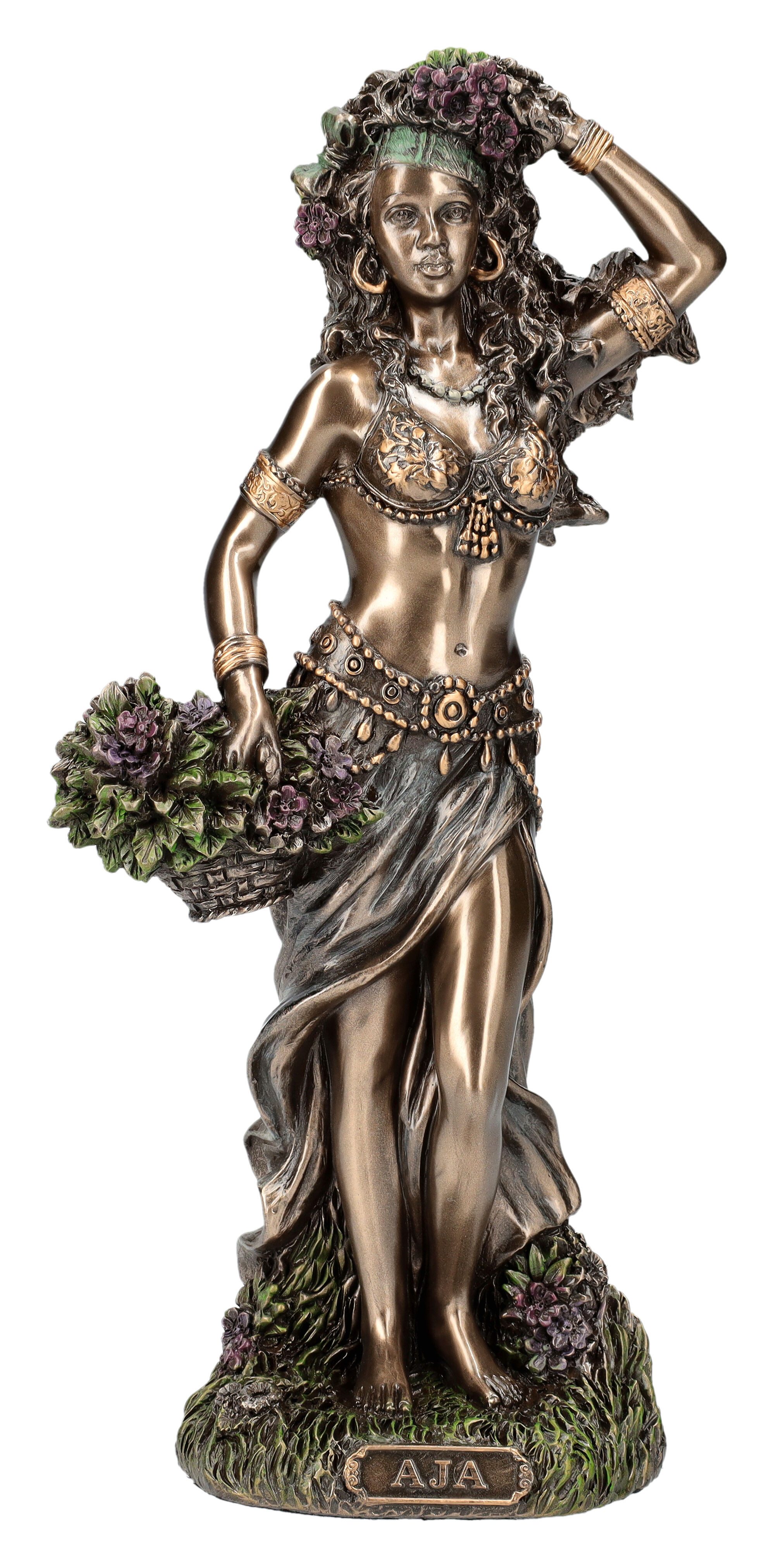 Figuren Shop GmbH Dekofigur Aja Figur - Yoruba Göttin des Waldes & der Kräuter Veronese Götterdeko