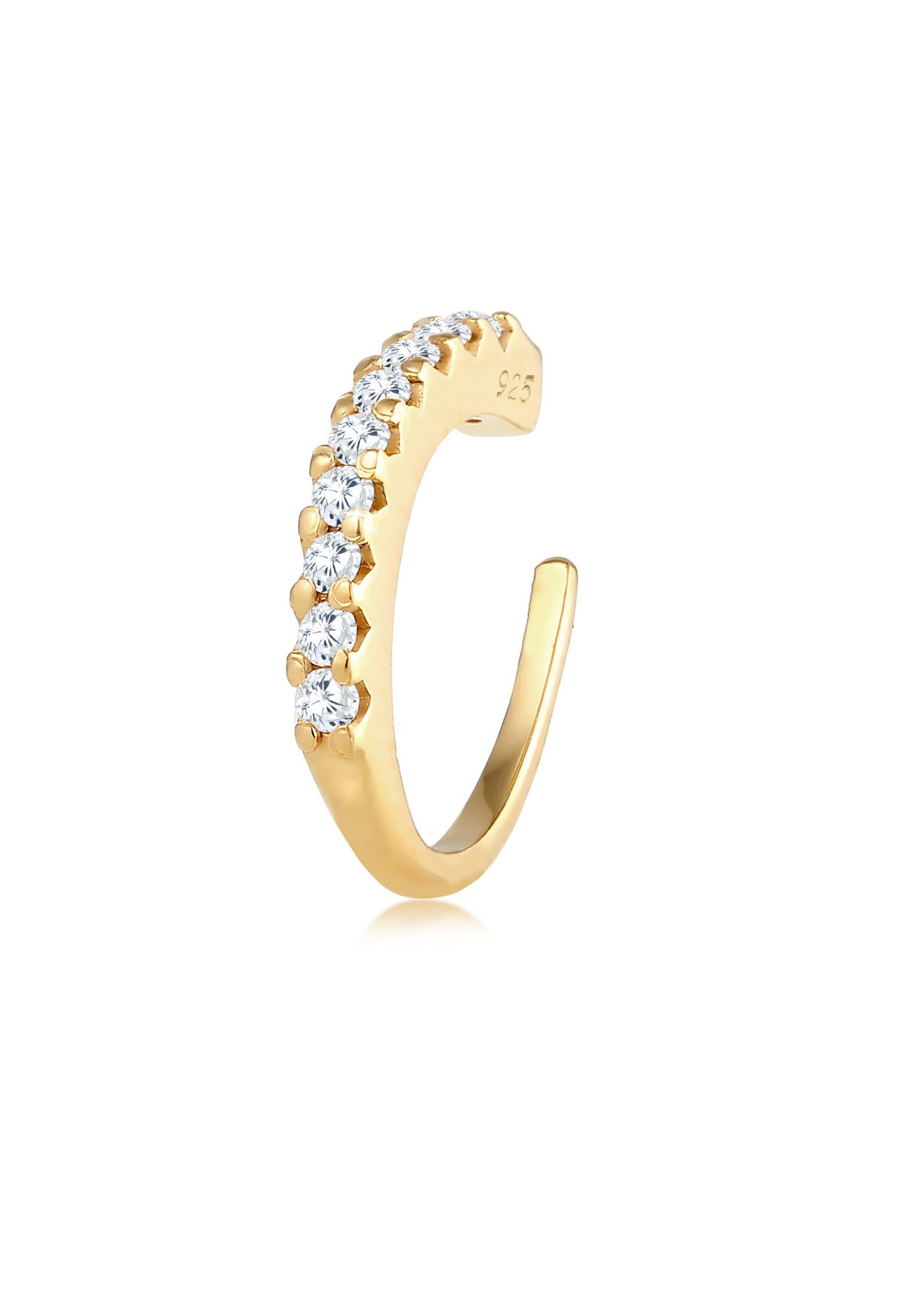Elli Single-Ohrhaken Earcuff Zirkona Kristalle Trend günstig online kaufen