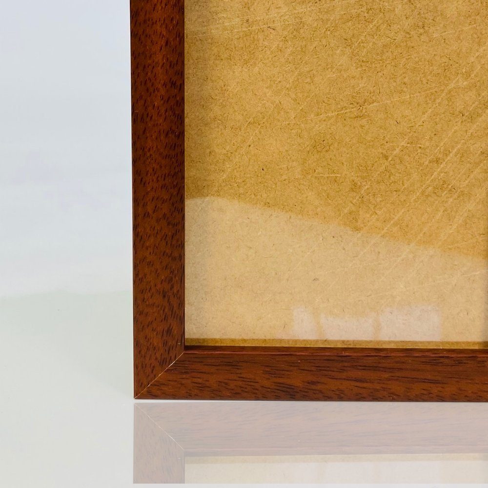 1 schlichter moderner Holz für Victor und Bilder, cm Dix, Bilderrahmen in 10x15 (Zenith) braun, Bilderrahmen