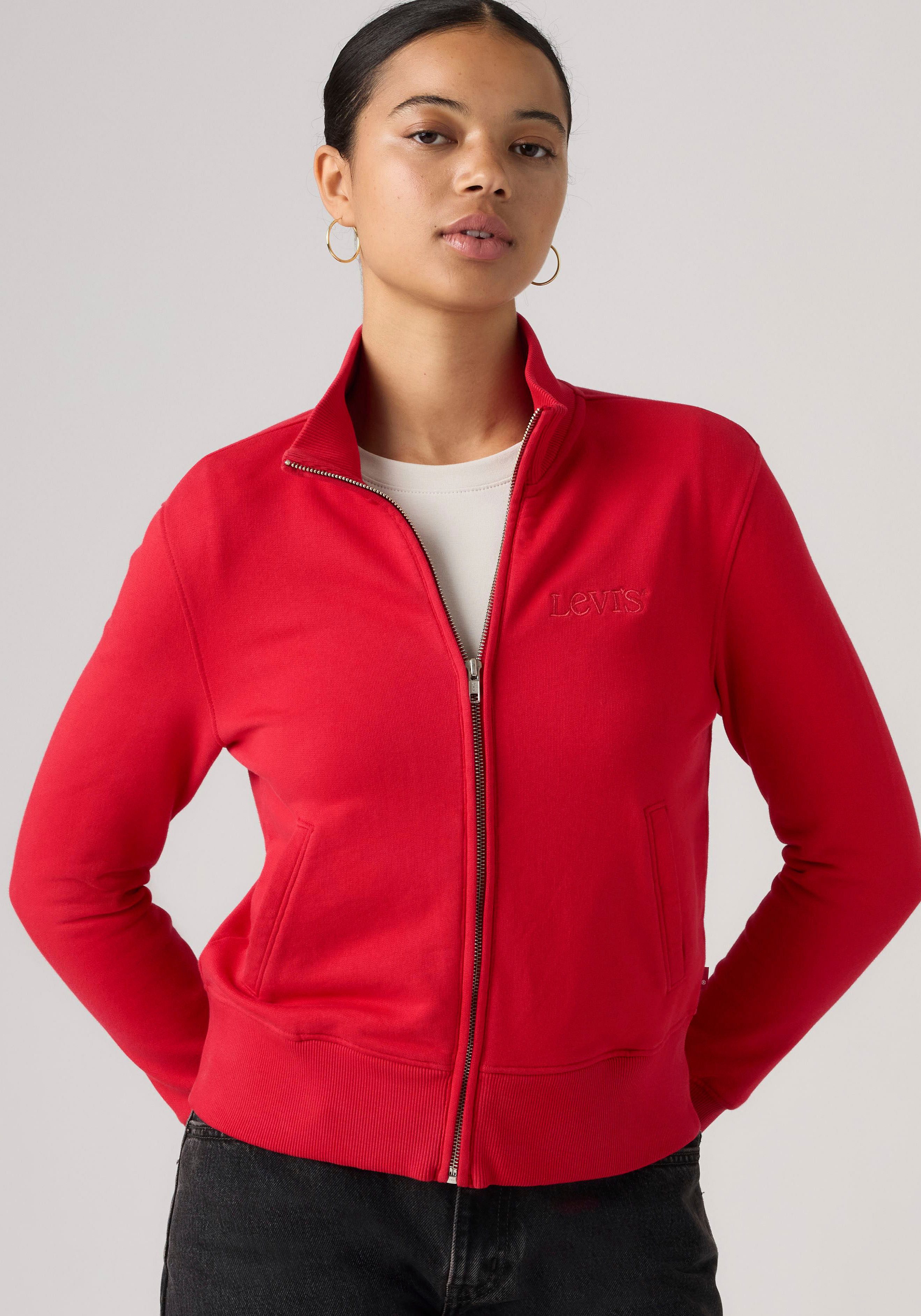 Levi's® Sweatjacke GR SLIM FIT FULL ZIP Taille bedeckend, schmale Passform – Bild 2 von 5