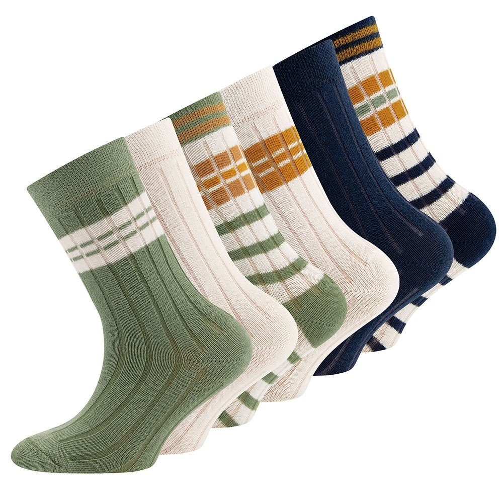 Ewers Socken Socken Rippe/Ringel (6-Paar)