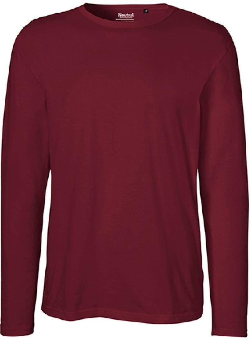 Neutral Langarmshirt Herren Long Sleeve T-Shirt günstig online kaufen