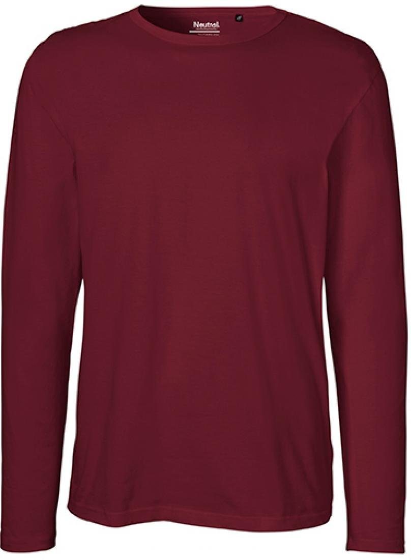 Neutral Langarmshirt Herren Long Sleeve T-Shirt / 100% Fairtrade-Baumwolle