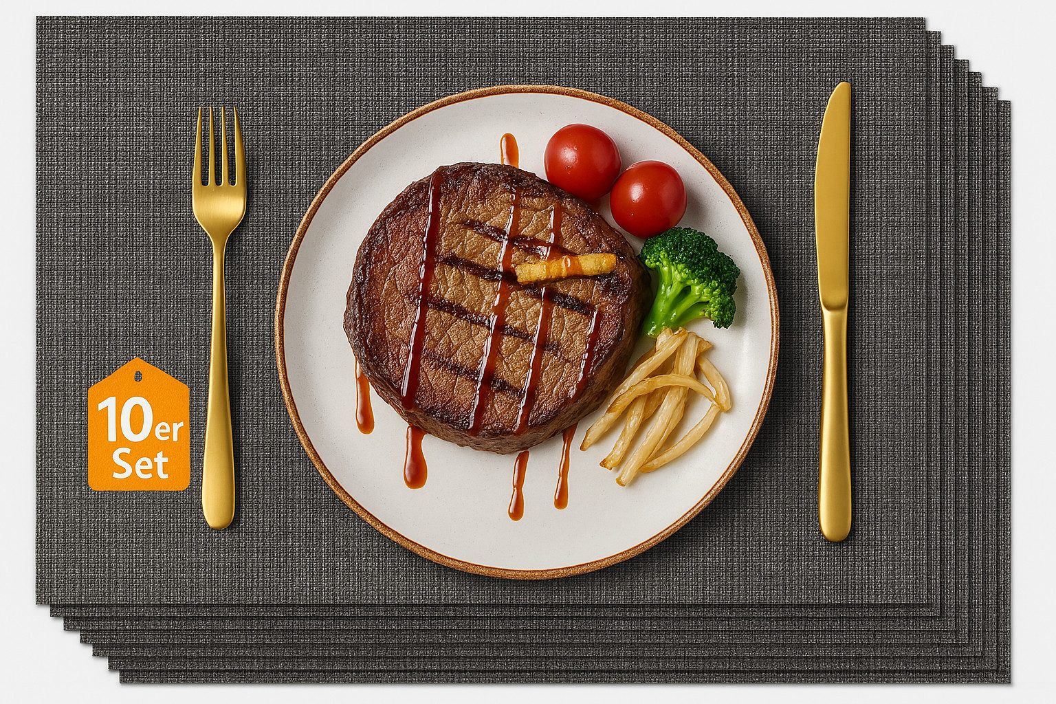 Creliv Platzset Tischsets 10er Set, Platzsets günstig online kaufen