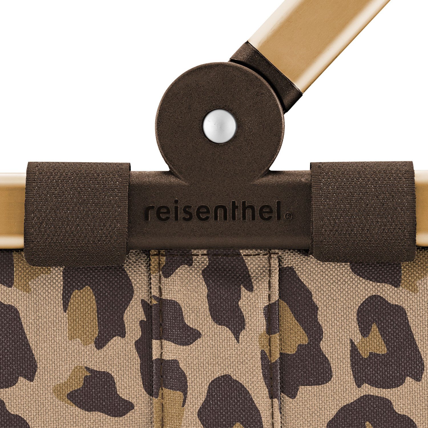 REISENTHEL® Einkaufskorb carrybag frame leo macchiato, recyceltes Polyestergewebe - schnell flach zusammenlegbar – Bild 5 von 5