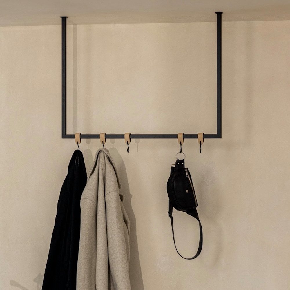 Metallbude Kleiderstange RUBI, Garderobenstange für Jacken, Mäntel und Kleidung, Stabile Konstruktion