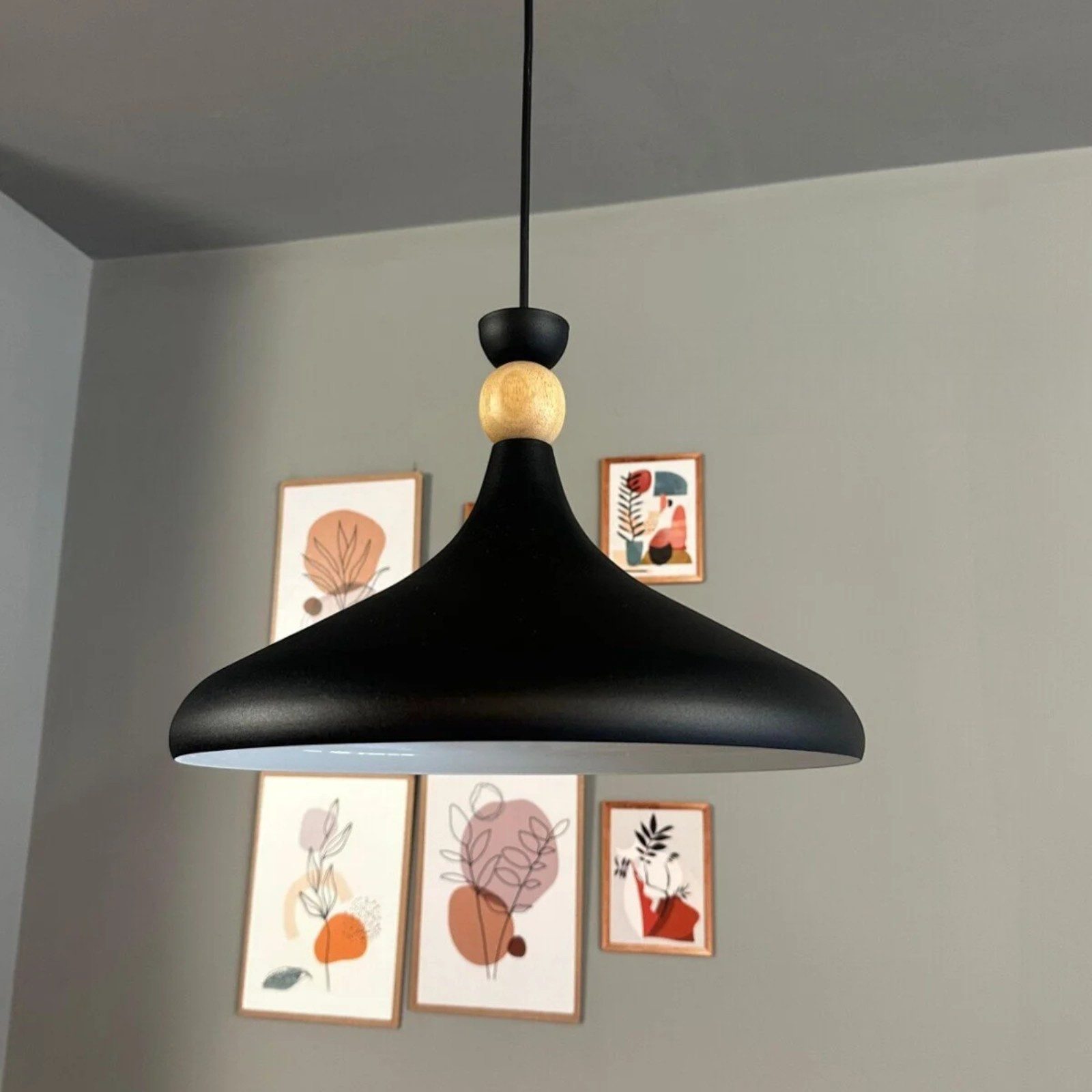 Bamyum Pendelleuchte Pendelleuchte Ø35 cm Metall günstig online kaufen