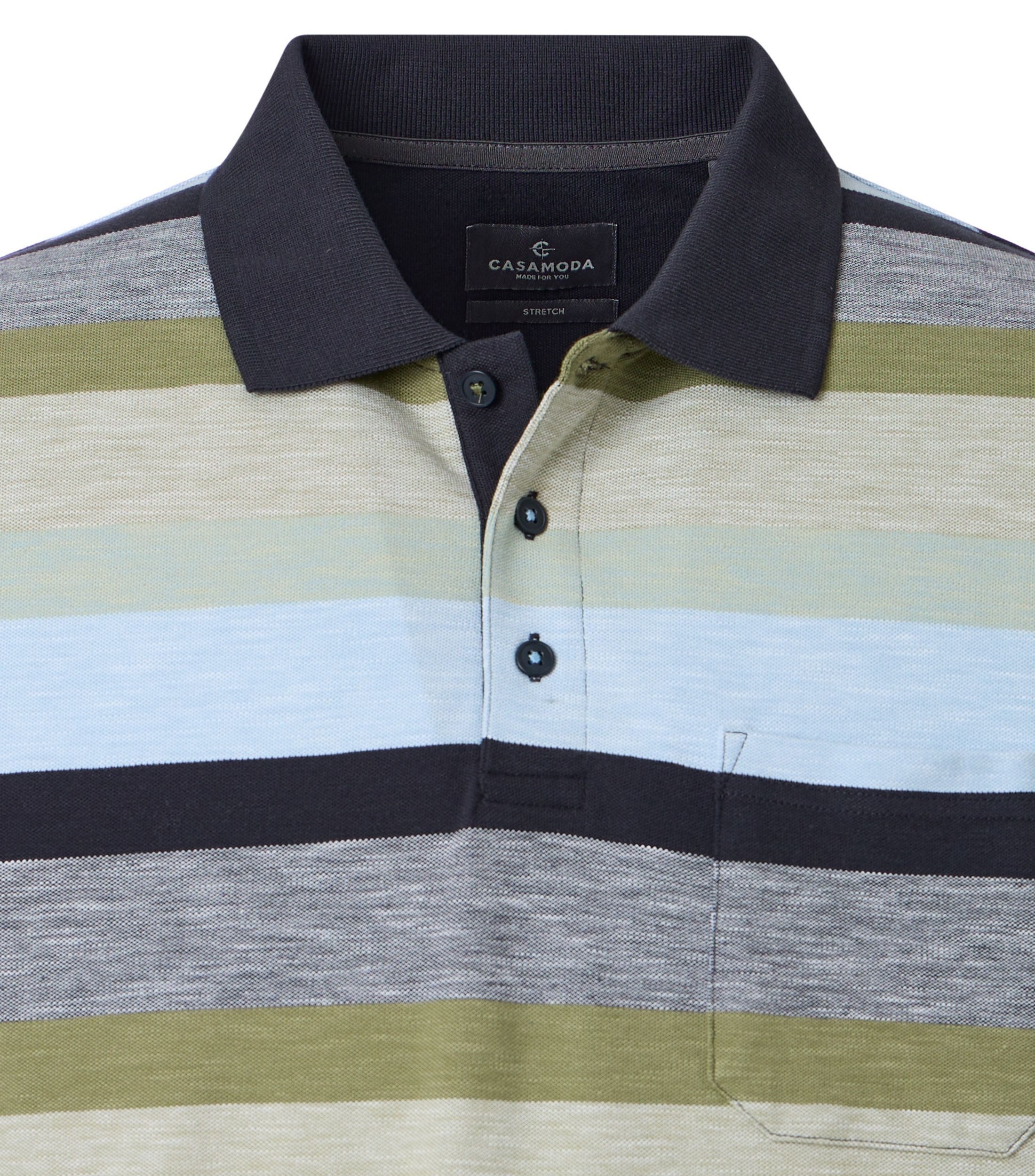 CASAMODA Poloshirt CASAMODA Polo-Shirt gestreift