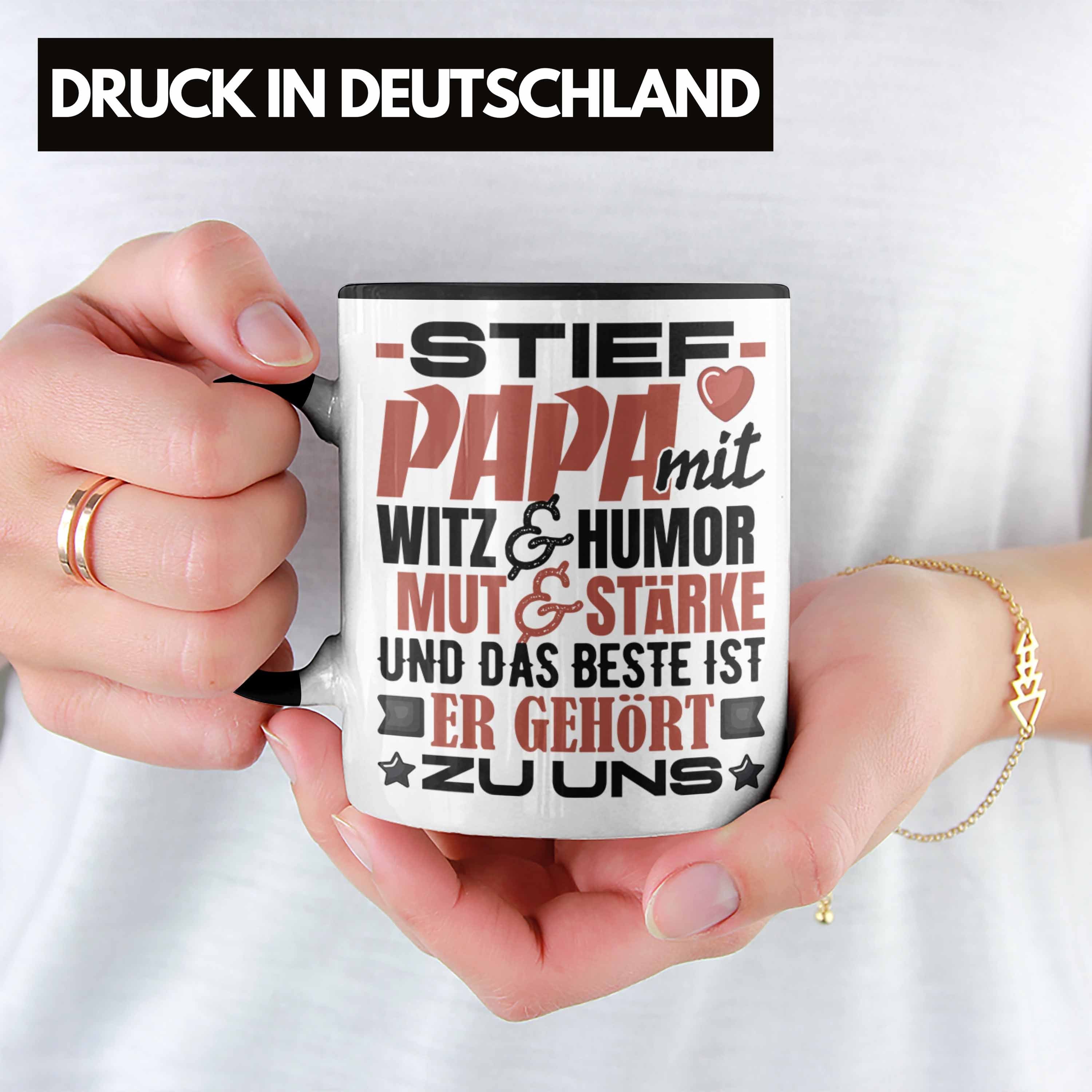 Er Kindern Stiefvater Geschenk Spruch von an Schwarz Kinder Tasse Trendation Tasse Stiefvater