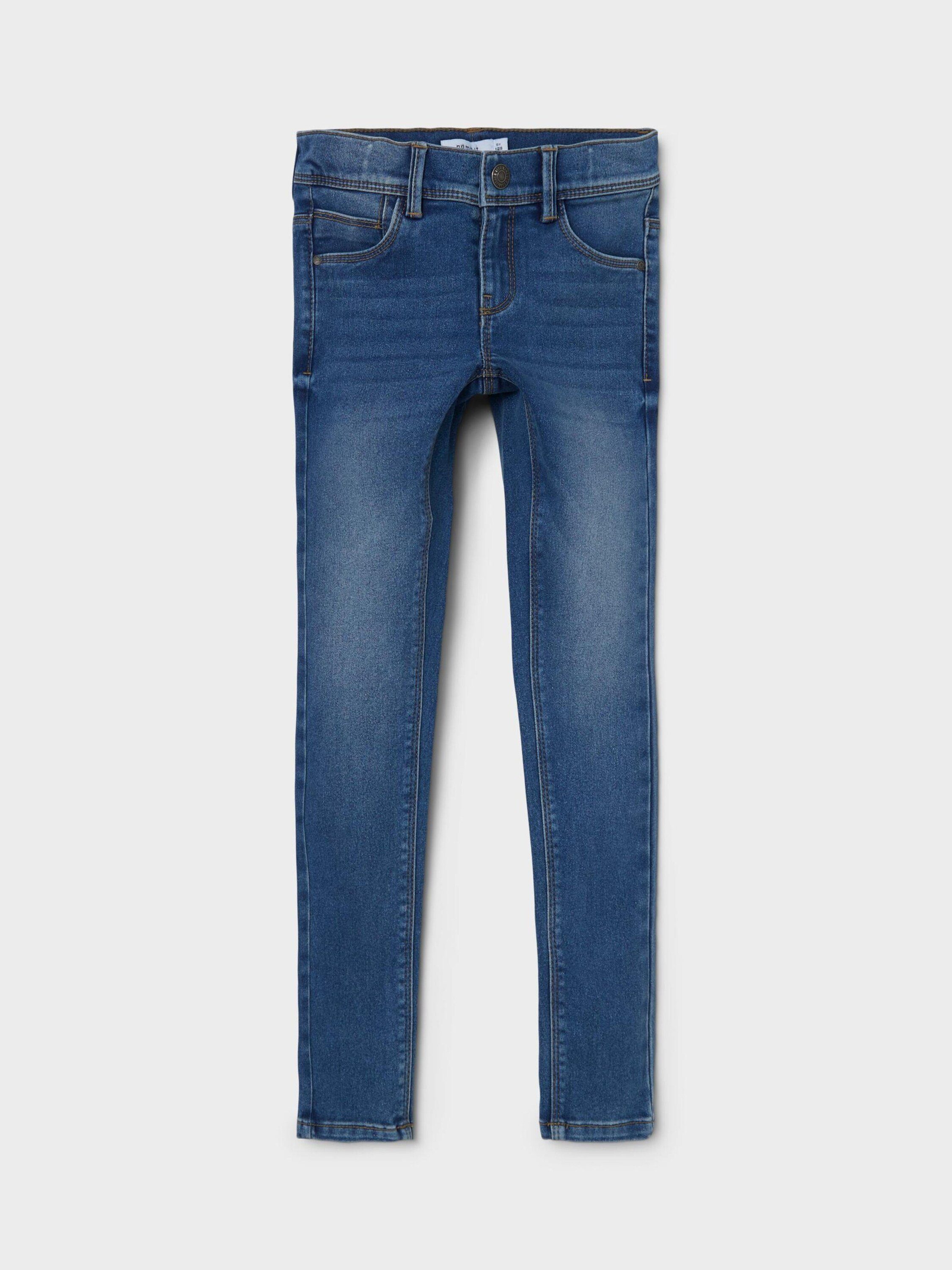 Name It Detail, denim Skinny-fit-Jeans medium Details Plain/ohne (1-tlg) Weiteres Polly blue