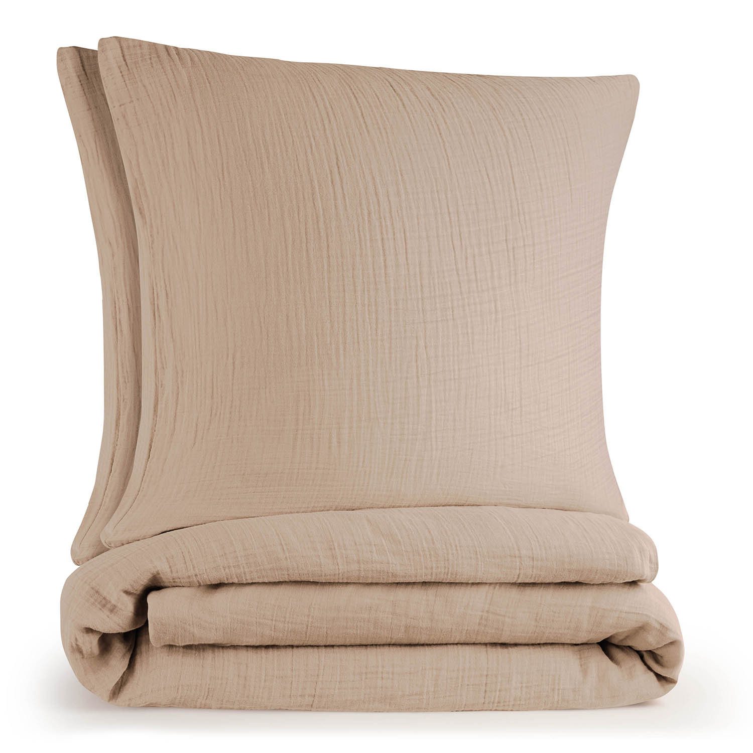 Blumtal Постільна білизна Musselin 100% Baumwolle im Set, Kopfkissenbezug & Deckenbezug, 4 teilig