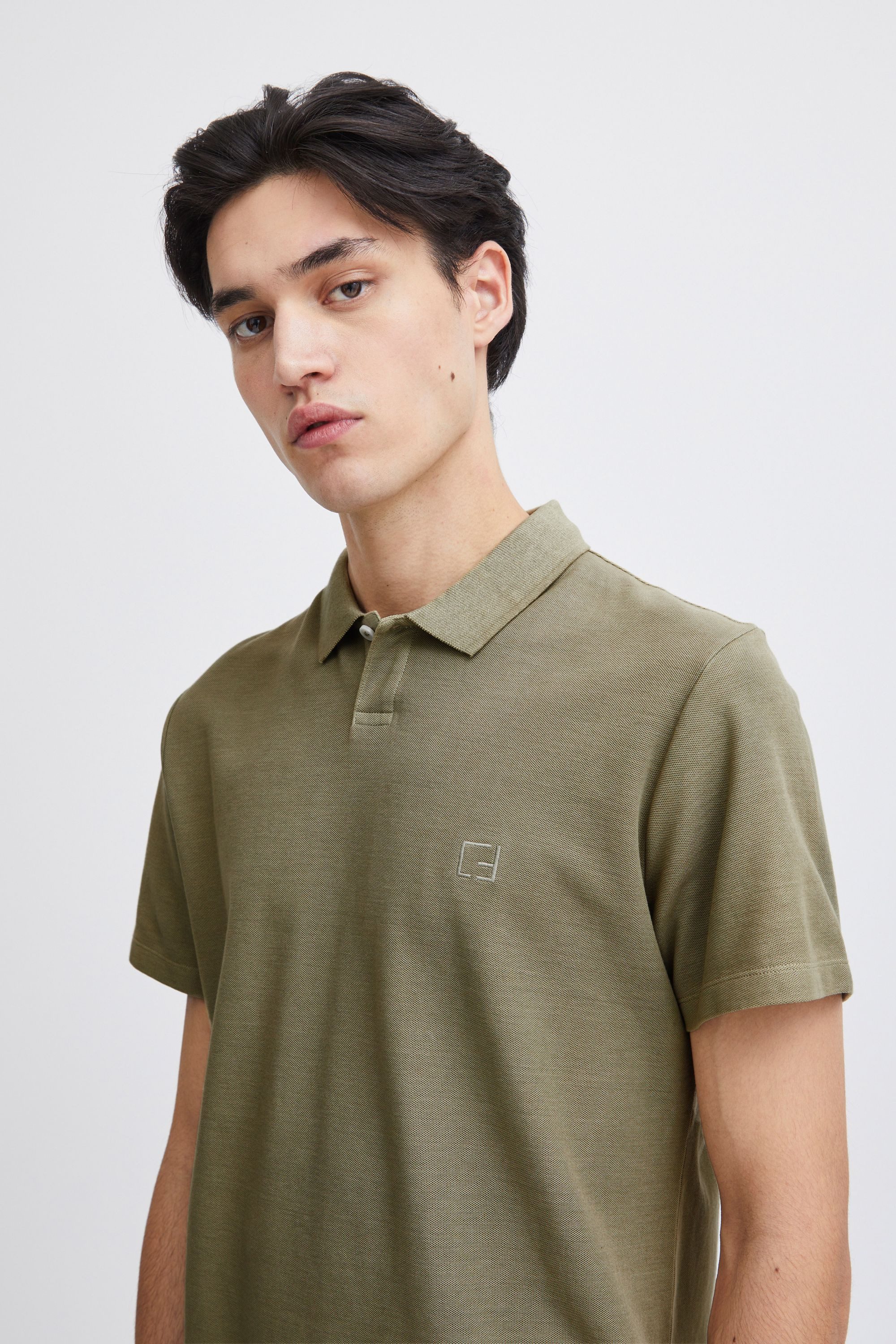 Casual Friday Poloshirt CFTristan Modernes Poloshirt mit Knopfleiste