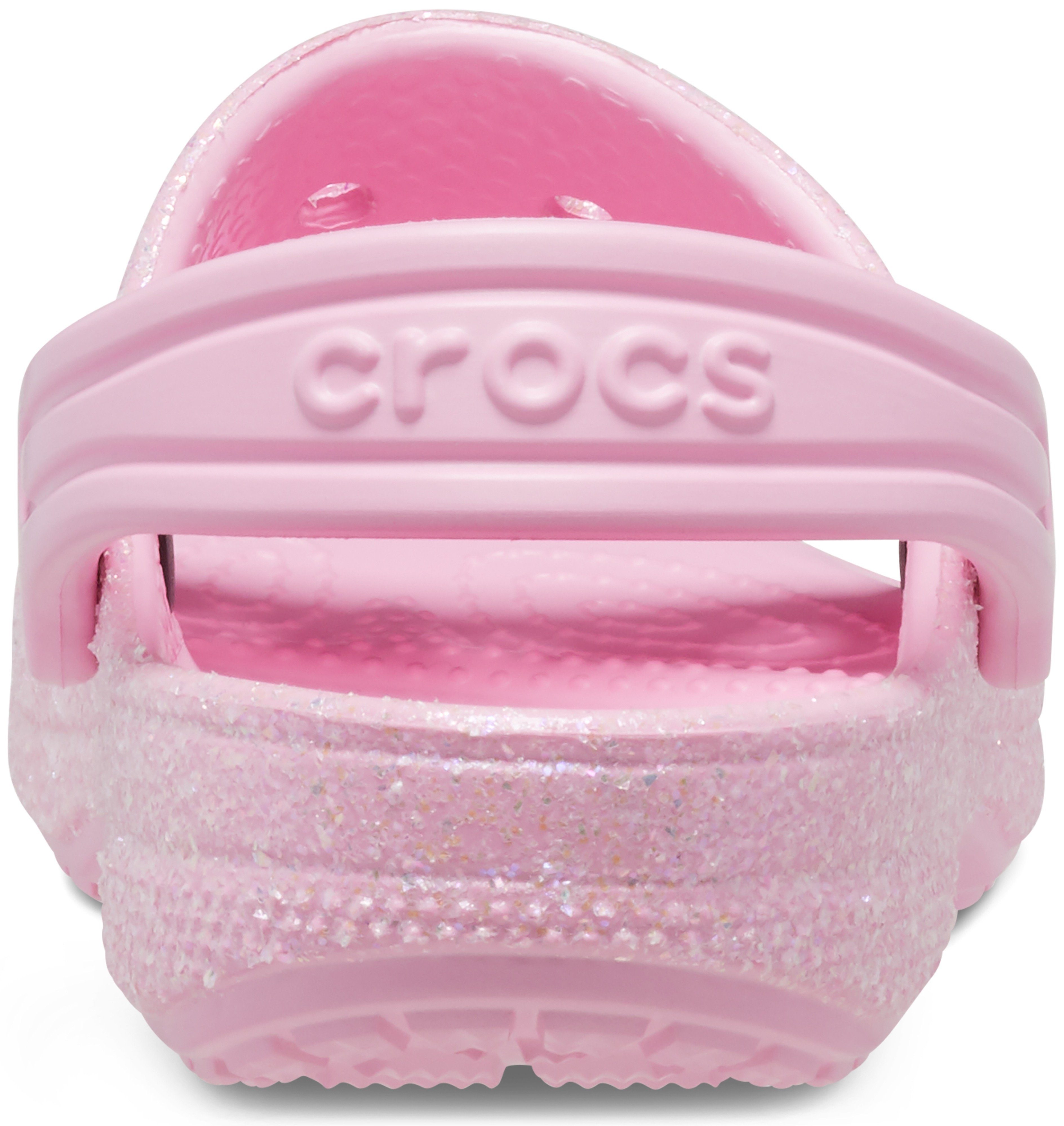 Crocs Sandal Crocs T mit allover Glitter Classic Badesandale Glitzer