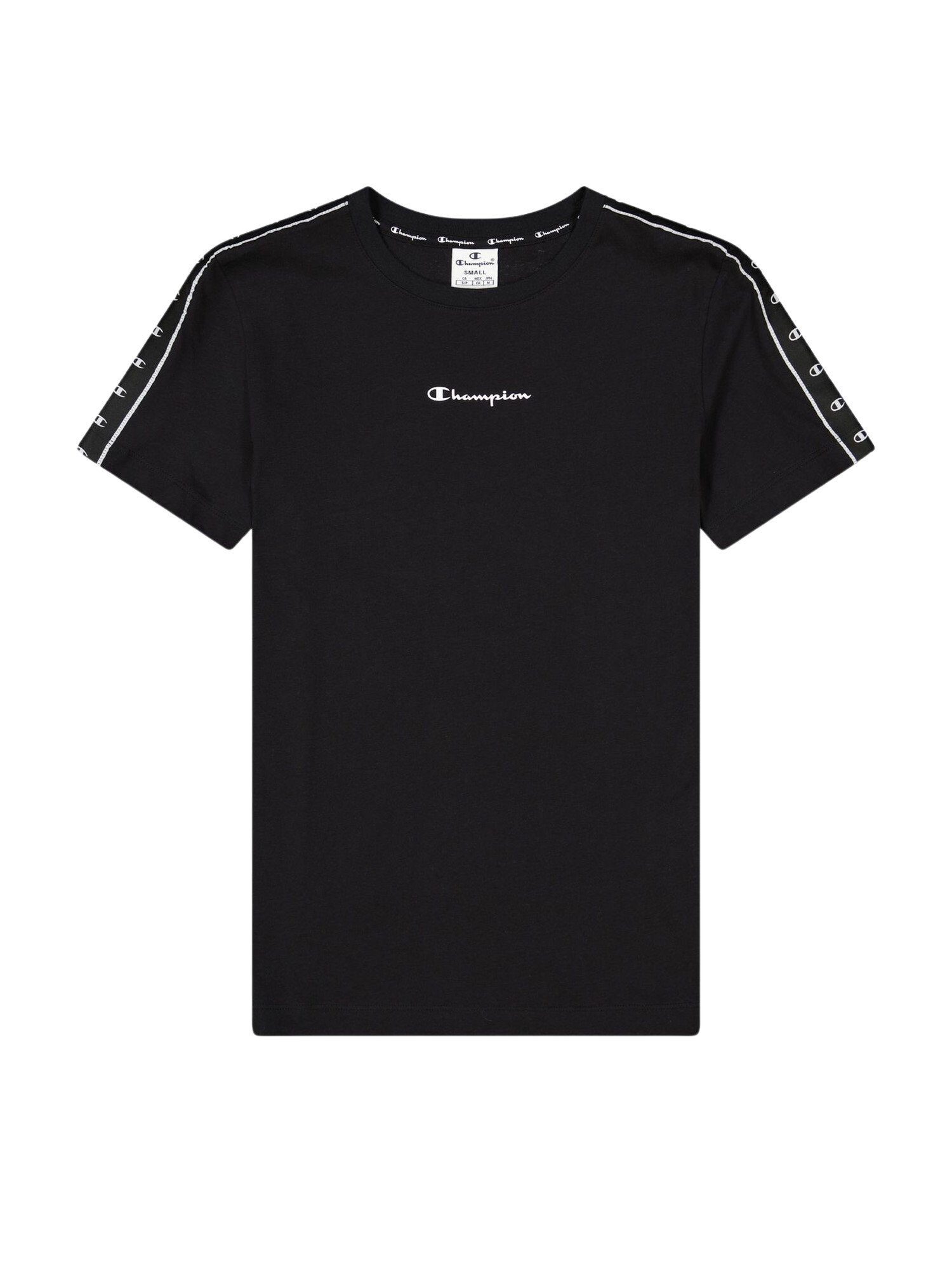 Champion schwarz Shirt T-Shirt Baumwolle mit Rundhals-T-Shirt aus