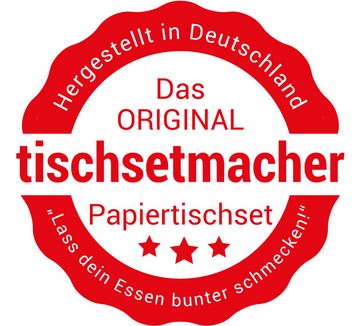 Platzset, Tischsets I Platzsets - Griechenland Flagge - 10 Stück aus hochwertigem Papier 44 x 32 cm, Tischsetmacher, (10-St)