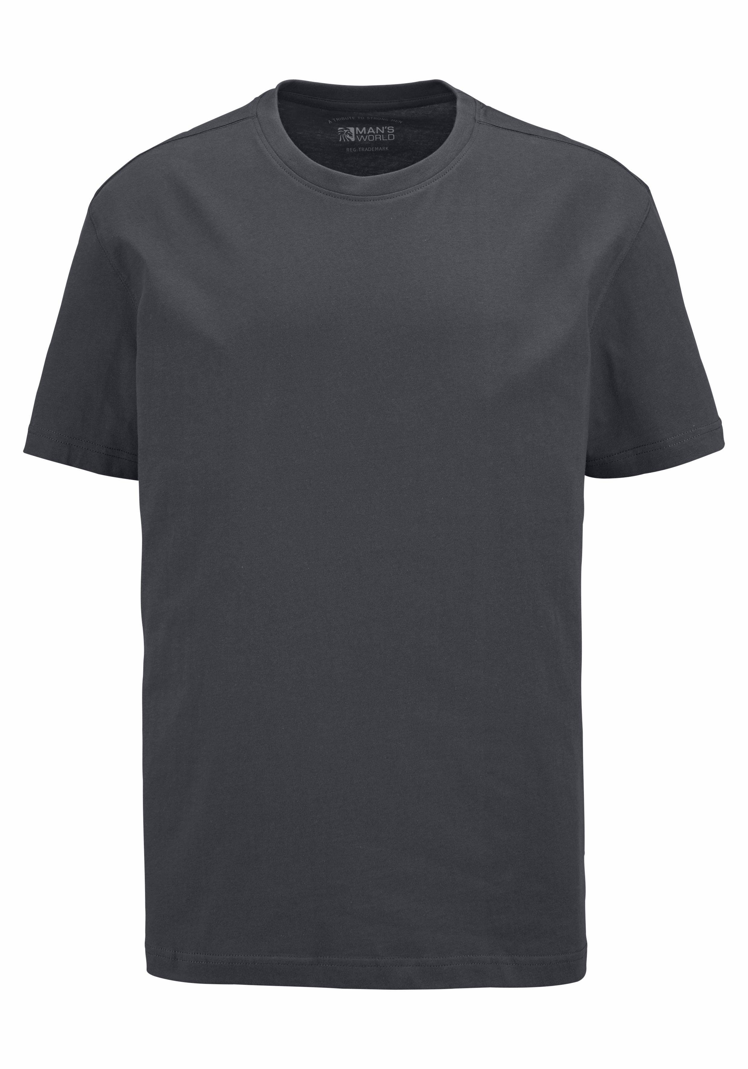 3-tlg., (Packung, Farben World T-Shirt Basic Man's 3er-Pack)
