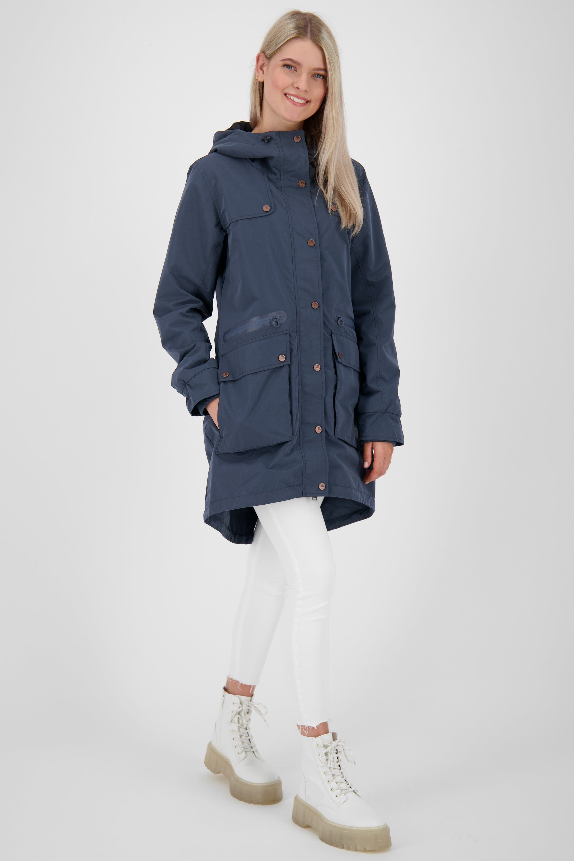 Coat CharlotteAK Kickin leichte Übergangsjacke Alife & Jacke, marine C Sommerjacke Damen