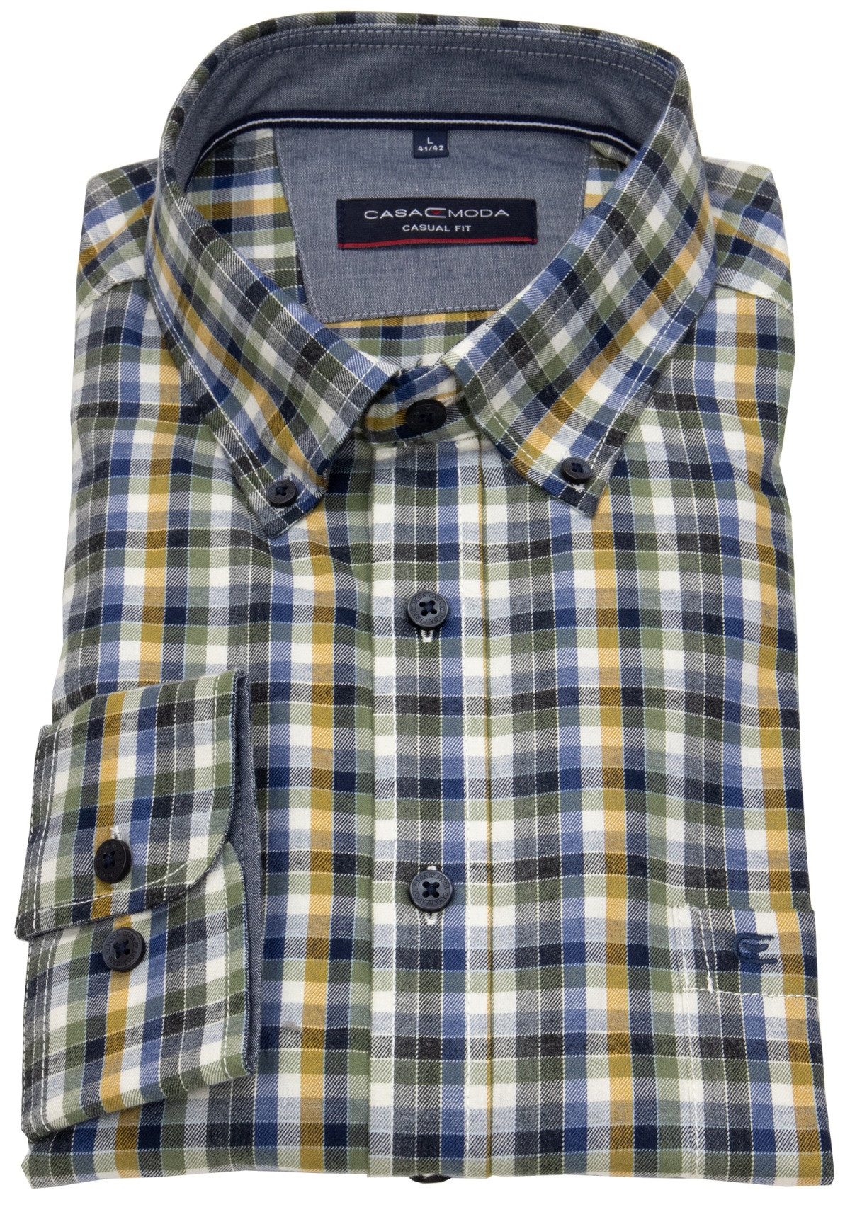 Karohemd Casamoda Comfort Fit