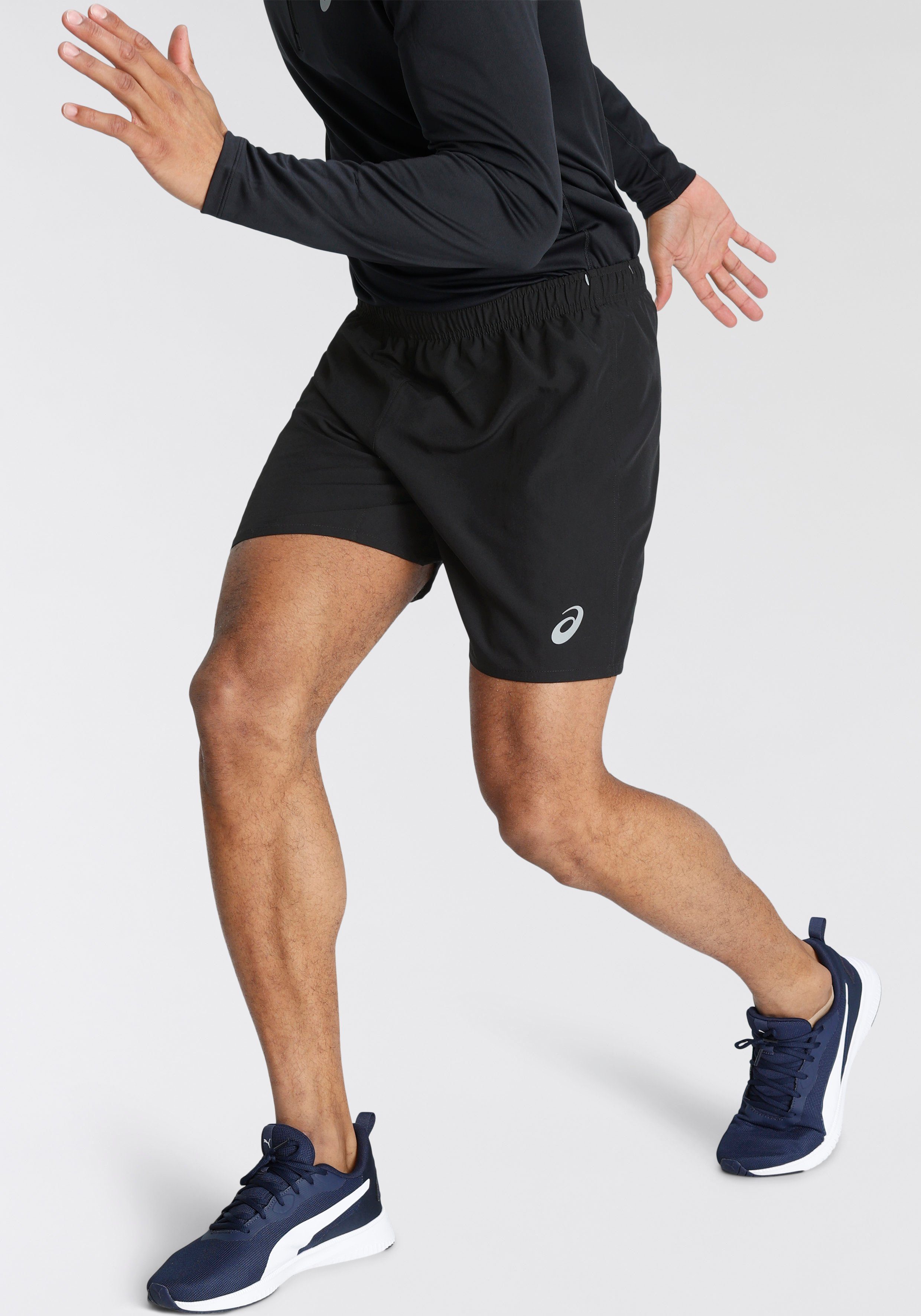 7IN Asics schwarz Shorts CORE SHORT