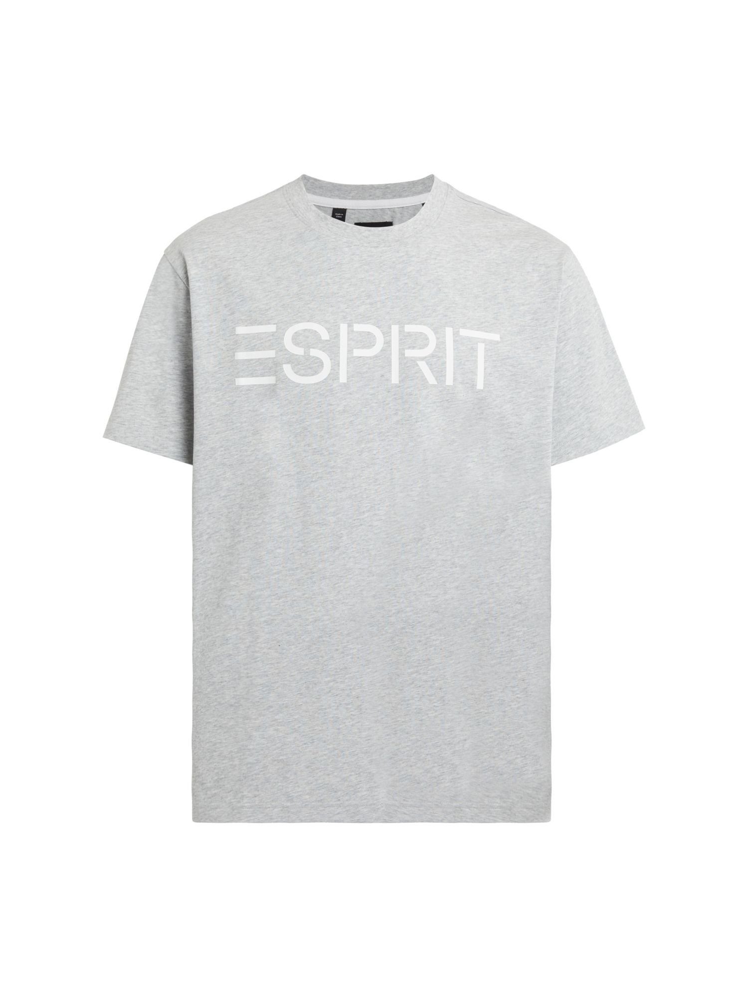T-Shirt LIGHT (1-tlg) Esprit mit T-Shirt GREY Logo