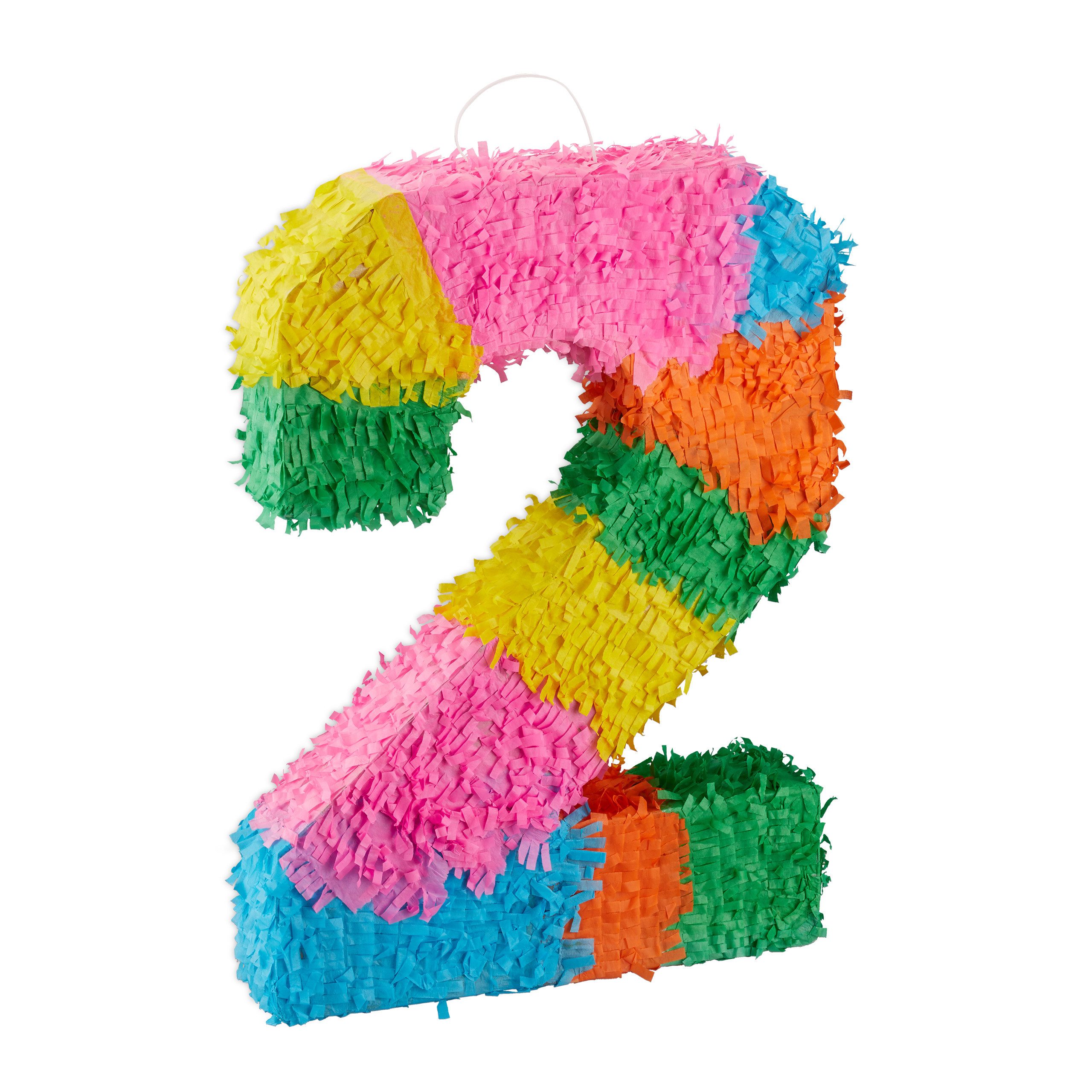 relaxdays Pinata Geburtstag Zahl, 2
