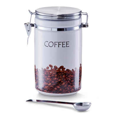 Zeller Present Vorratsdose Kaffeedose mit Löffel, (Stück, 1-tlg., 1 Kaffeedose mit Löffel), Zeller Present Kaffeedose mit Löffel