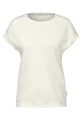 Cecil T-Shirt mit elegantem Knopfdetail an der Schulter