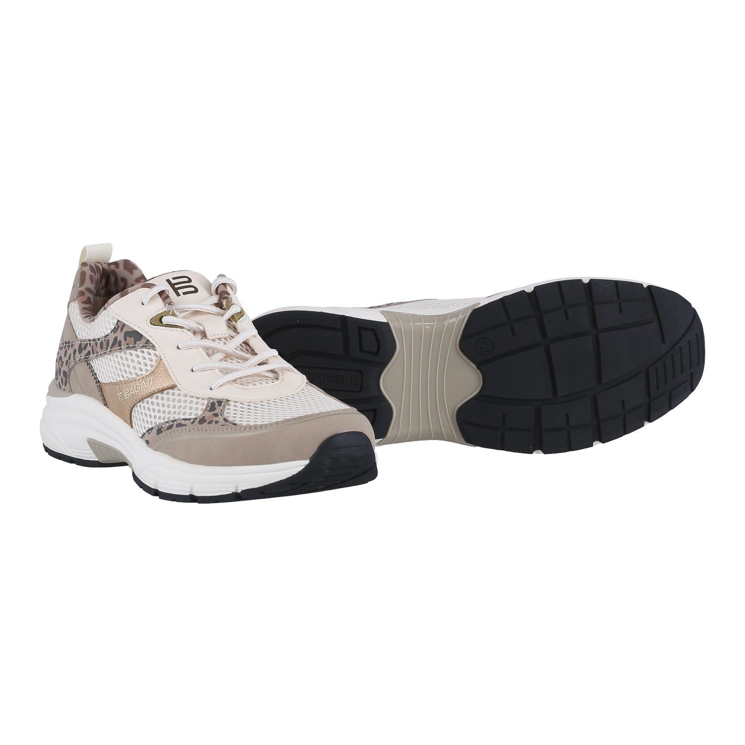BAGATT D31-AVV01 beige/animal print Damen Sneaker günstig online kaufen