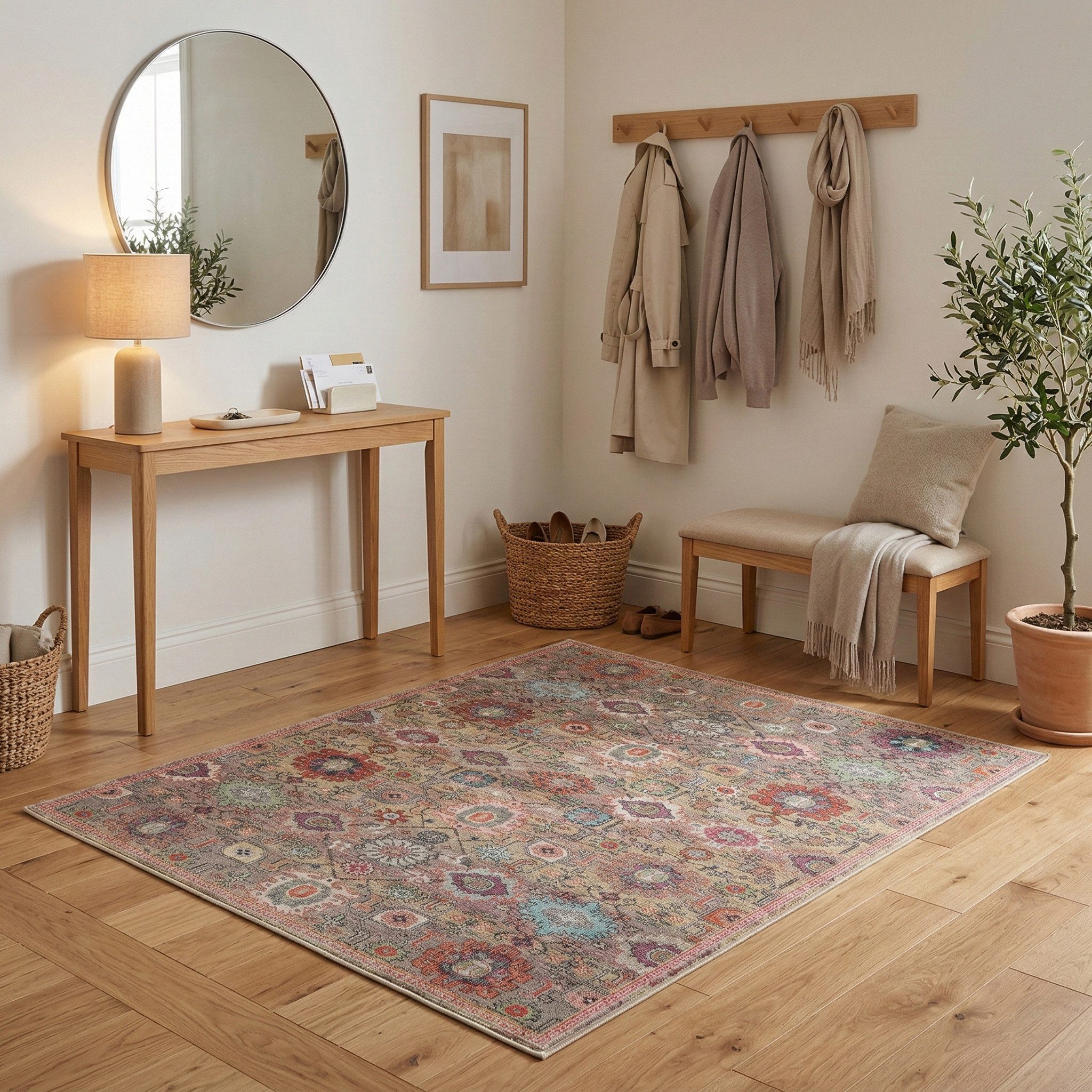 Pergamon Outdoorteppich Indoor Outdoor Teppich Lagos Vintage, Rechteckig, Höhe: 4 mm