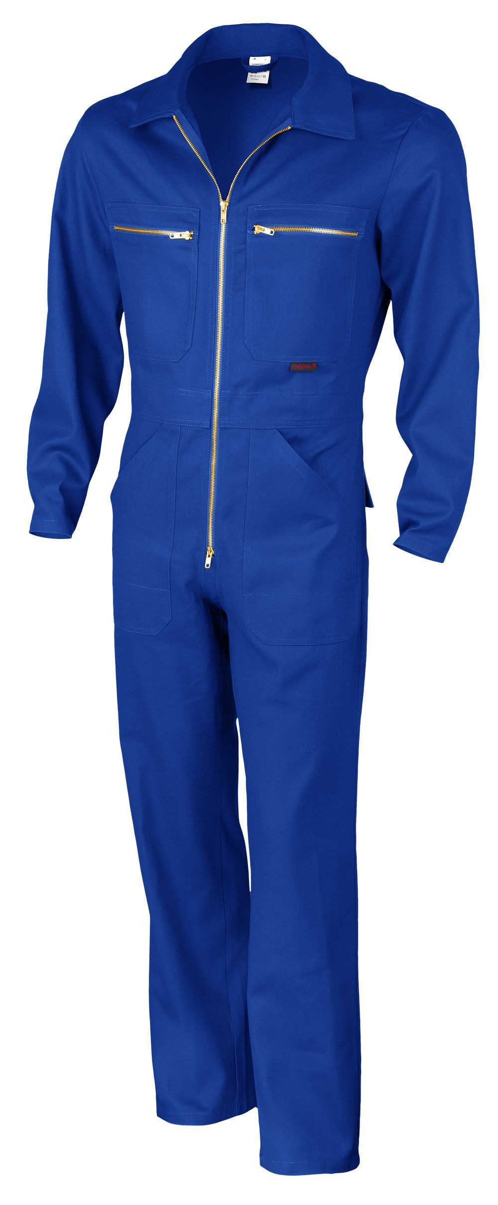 Qualitex Workwear Arbeitsoverall classical Rallyekombi -BW 270 g - Strapazierfähig aus reiner Baumwolle (1-tlg) klassischer Blaumann - 5 Tasche - Blickdicht - Pflegeleicht - Waschbar