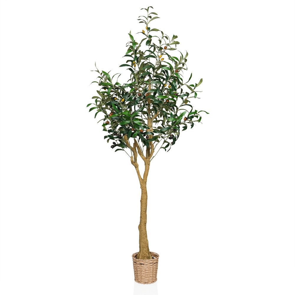 Kunstpflanze Kunstpflanze OLIVE II Kunststoff Olive, günstig online kaufen