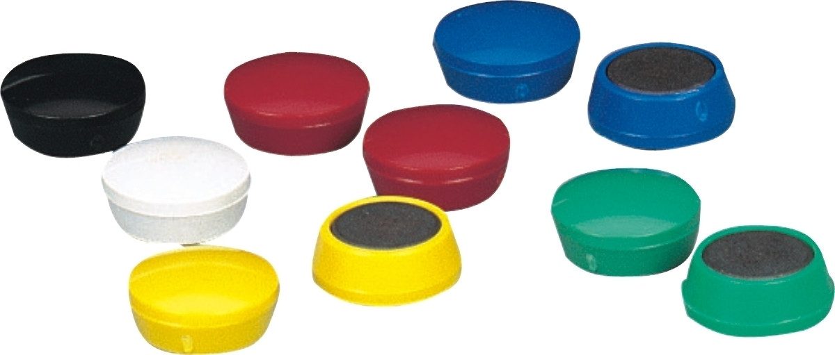 ALCO Magnet Magnete 24mm VE=10 Stück sortiert