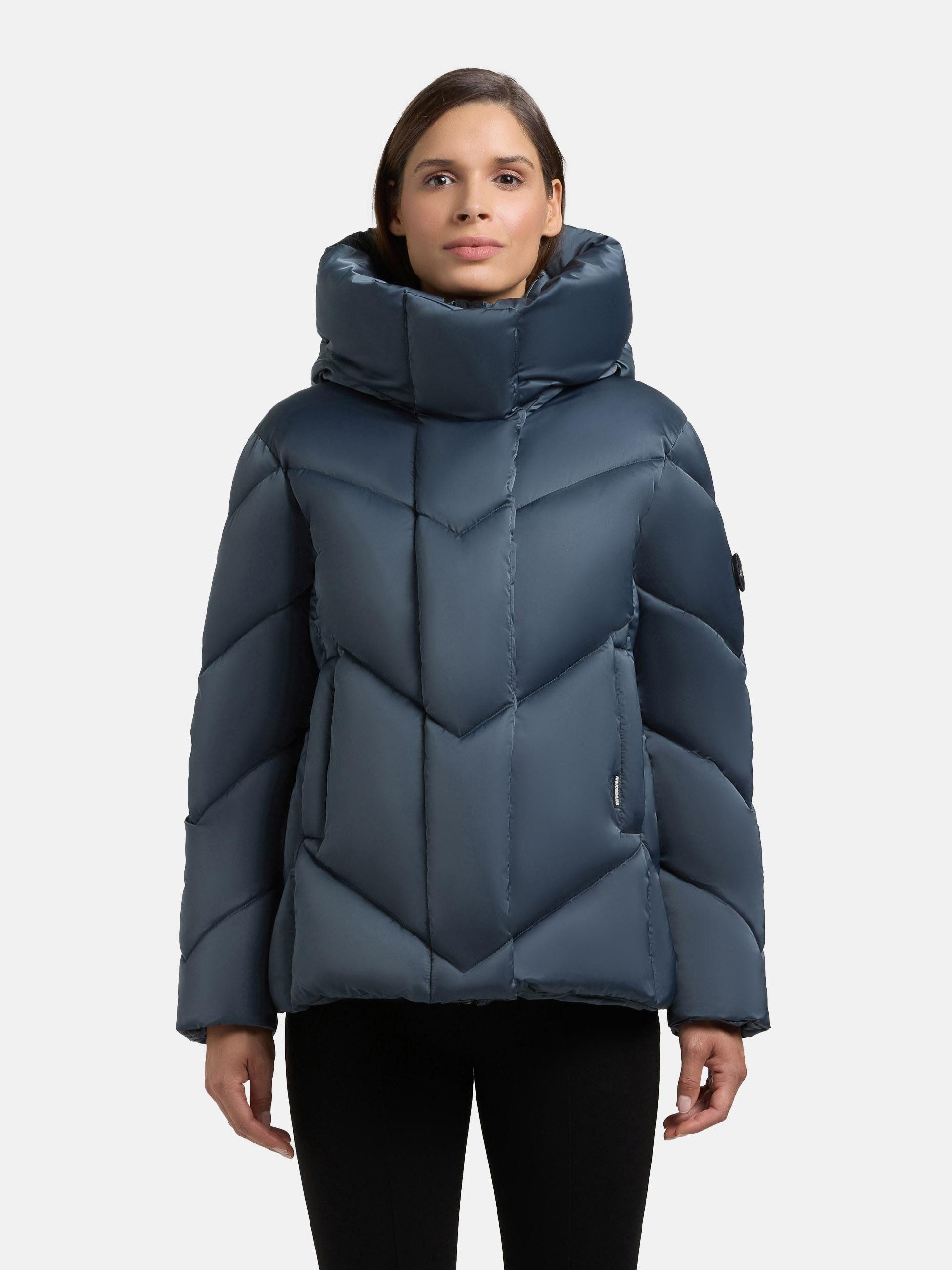 khujo Winterjacke Olsa2 Gefütterte Steppjacke mit Kapuze