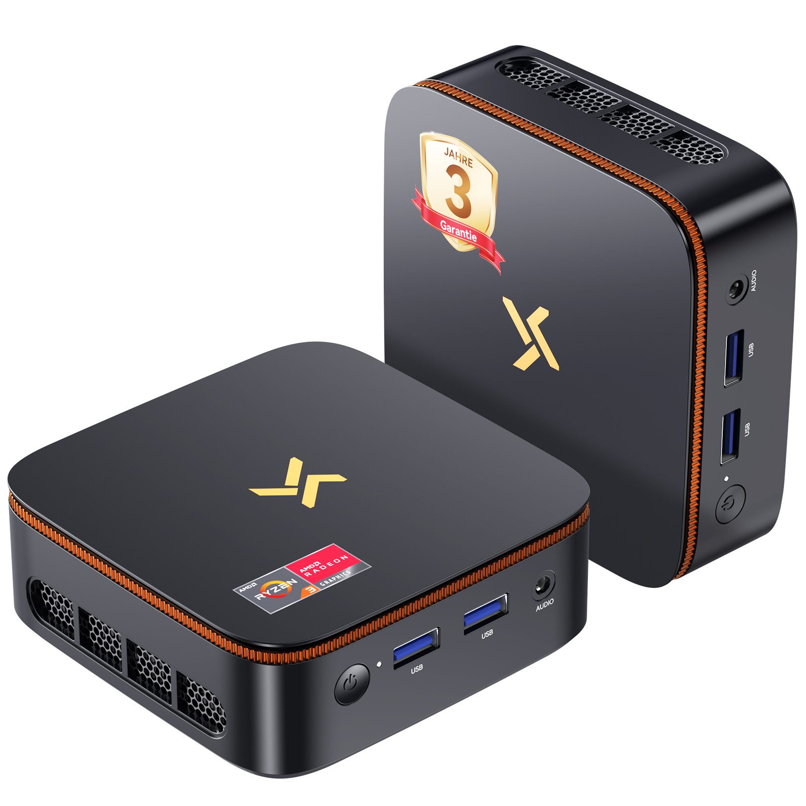blackview Neuer Huidun H50 AMD Ryzen 3 3300U 16GB RAM 512GB SSD Mini-PC (AMD AMD Ryzen 3, AMD Ryzen 3 3300U, 16 GB RAM, 512 GB SSD)