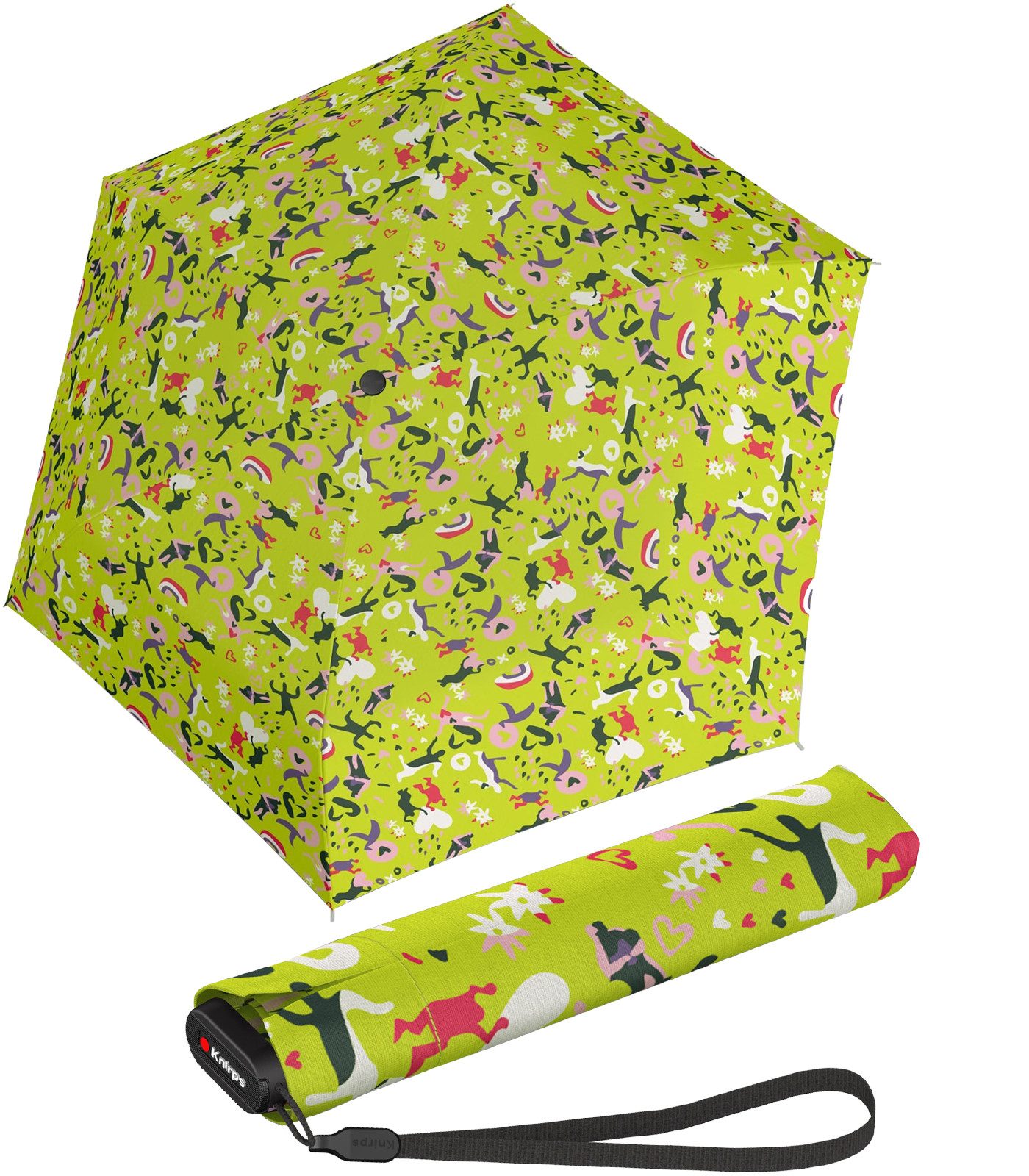 Knirps® Taschenregenschirm US.050 Ultra Light Slim Manual - embracing neon, extrem leicht und super kompakt