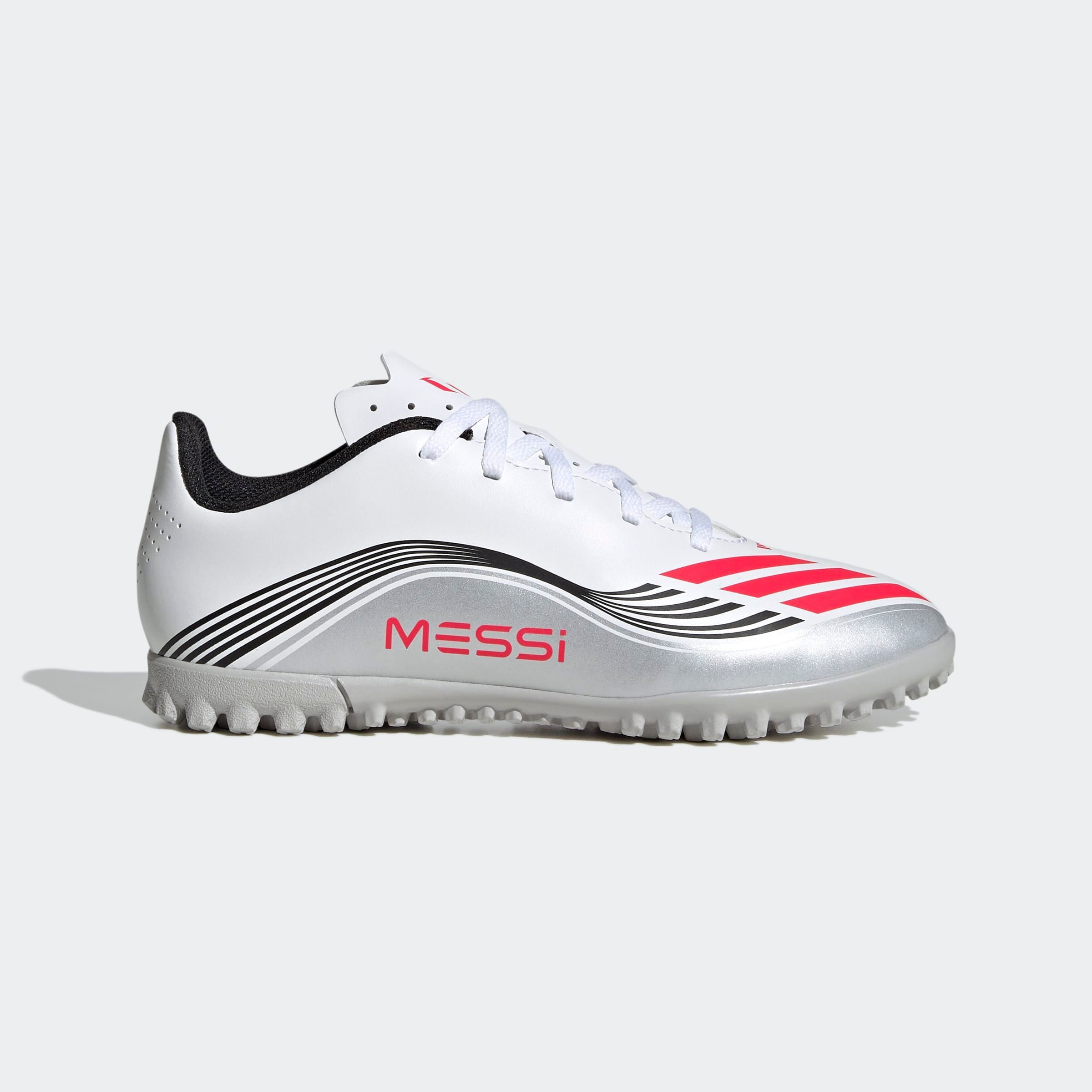 adidas Performance F50 MESSI CLUB KUNSTRASEN KINDER Fußballschuh für harte Untergründe Asche und Kunstrasen, für Kinder & Jugendliche
