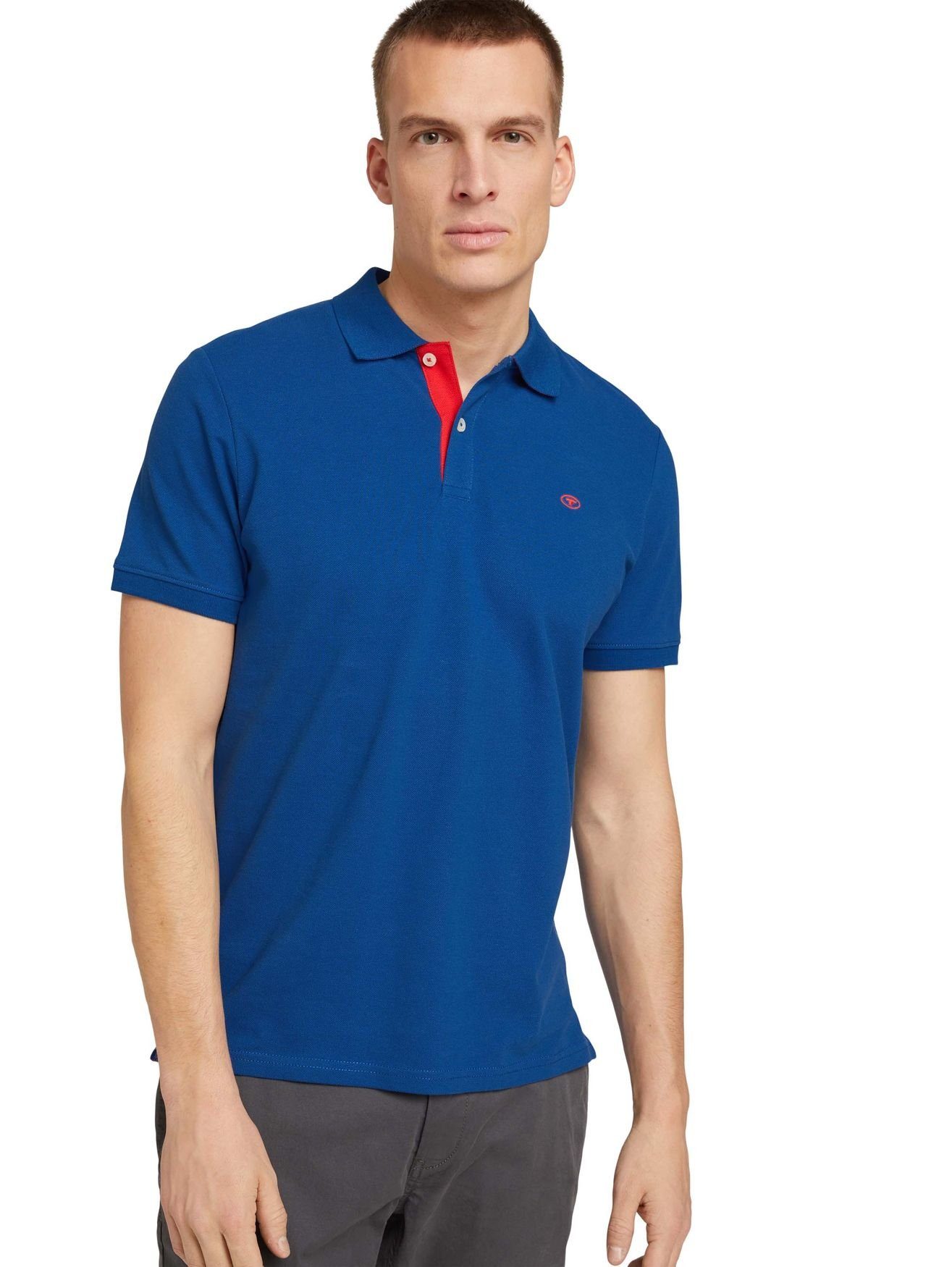 POLO Poloshirt 5339 Polo Blau TAILOR Shirt BASIC TOM in